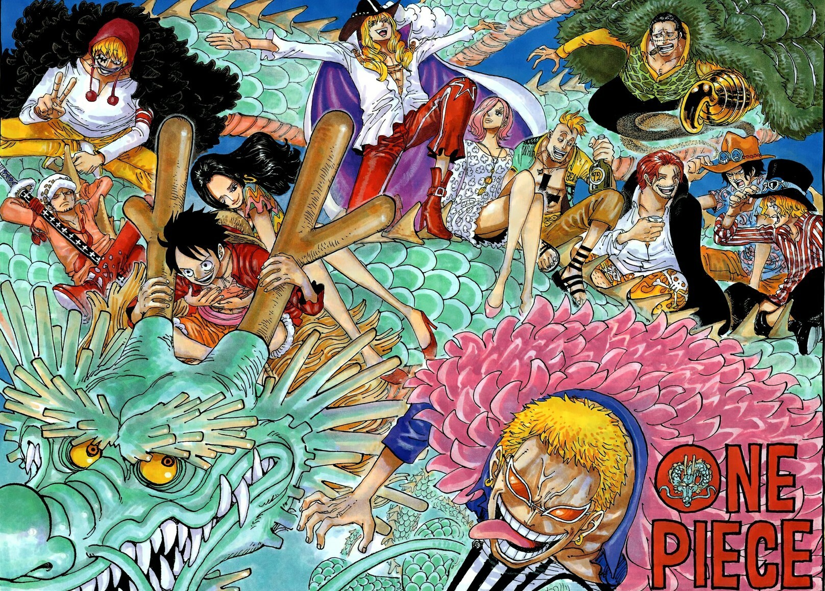usoppsays - One Piece color spread (ch. 874) . . . . #onepiece #ワンピース ...