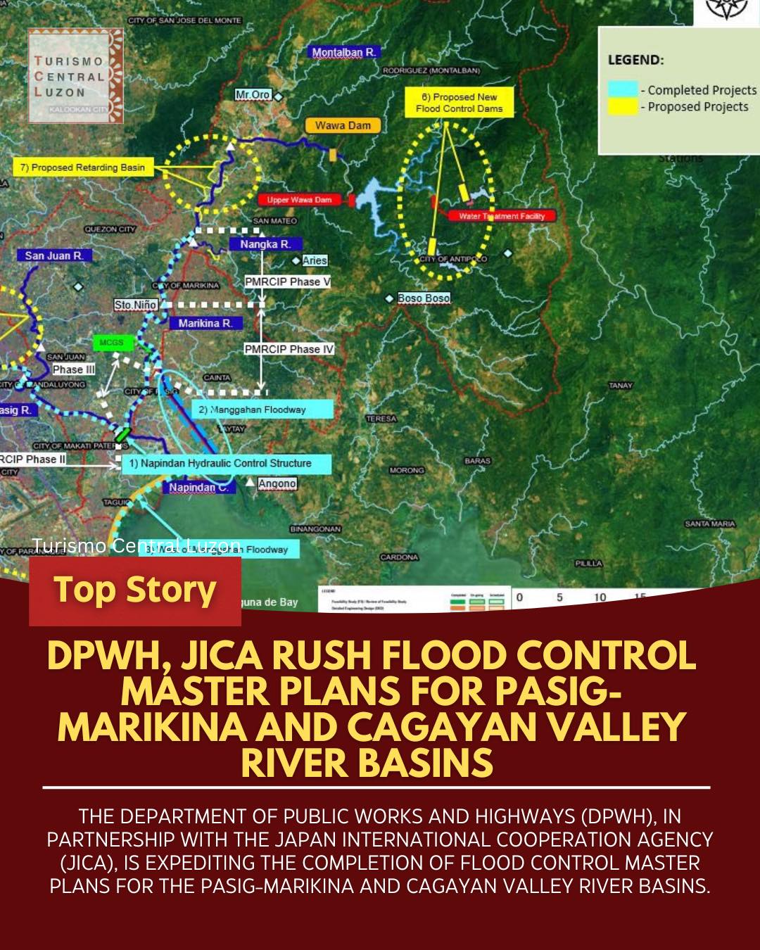 Turismo - DPWH, JICA RUSH FLOOD CONTROL MASTER PLANS FOR PASIG-MARIKINA ...