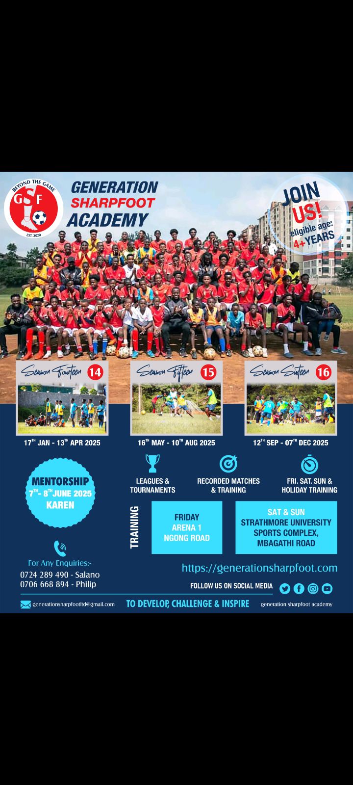 Generation Sharpfoot Football Academy Kenya