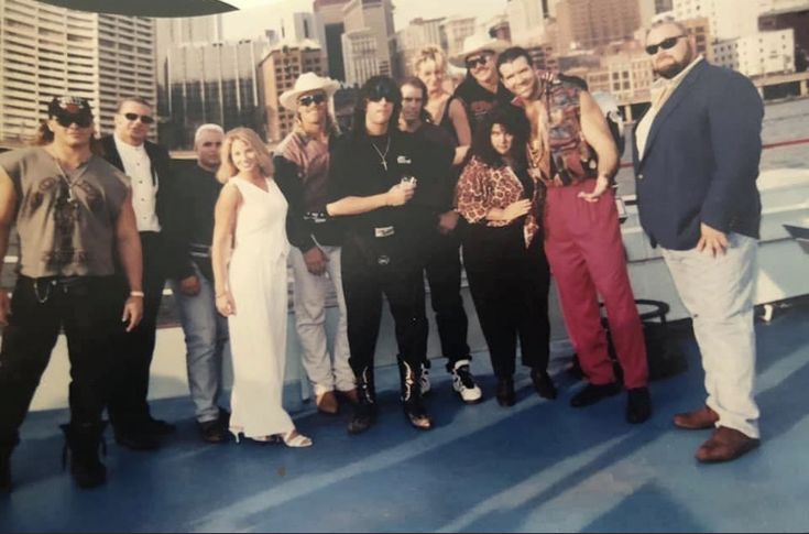 mid-90s, WWF's infamous backstage crew The Kliq took a rare day