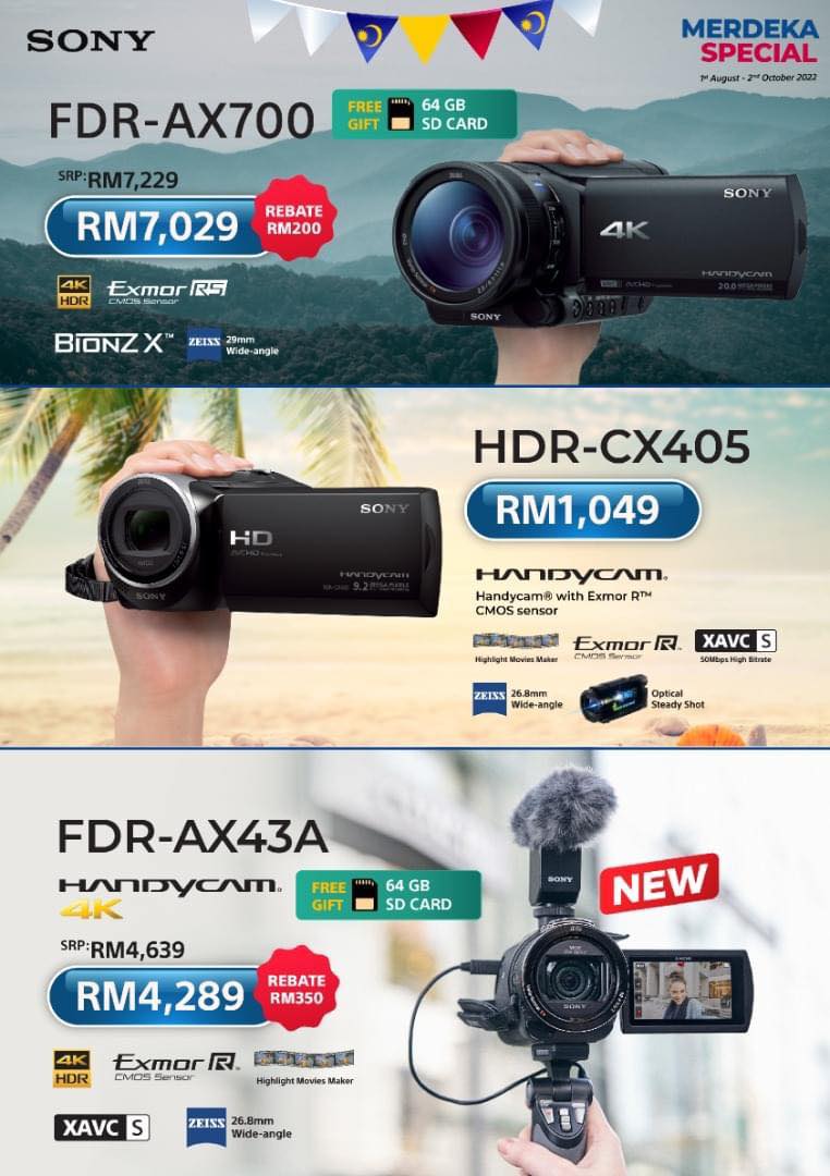 Sony Merdeka HandyCam Promotion... - PC Image Camera Zone | Facebook