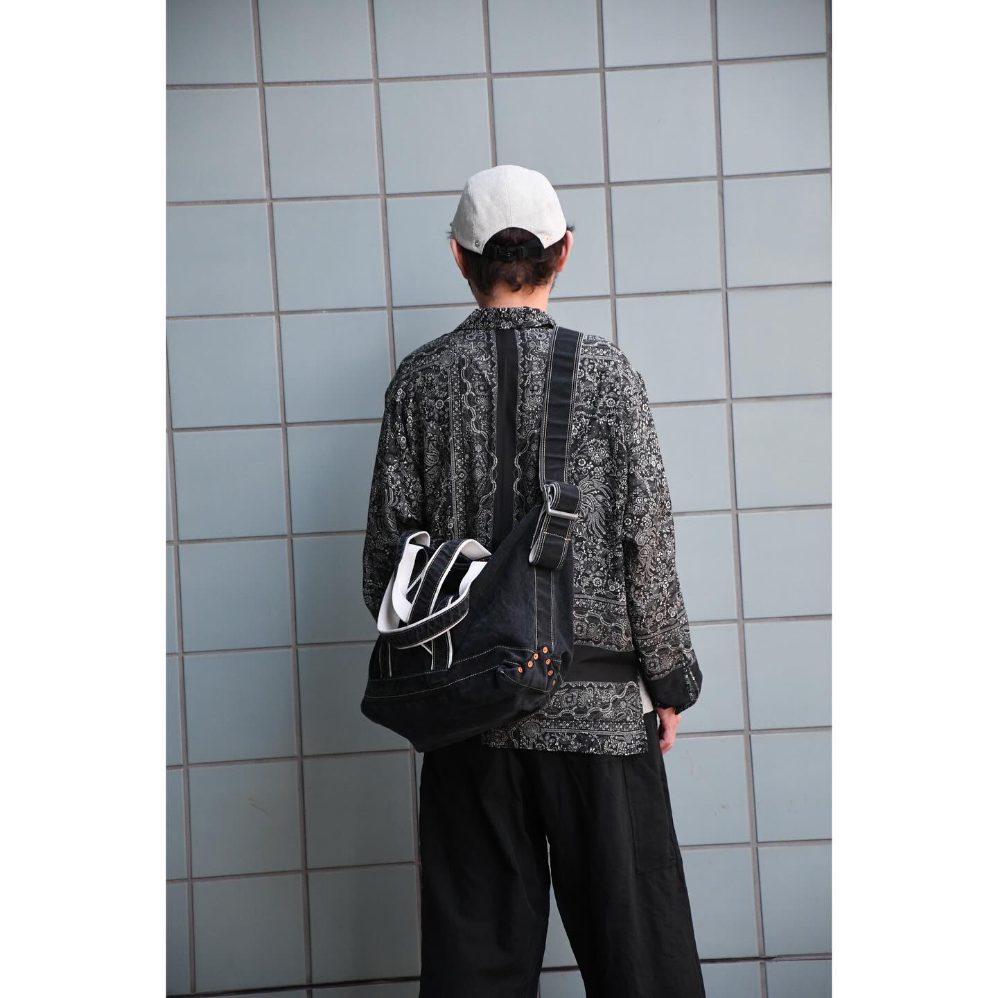 NICENESS】L.LESH Shoulder Tote Bag/Black #NICENESS #NICENESSJP 