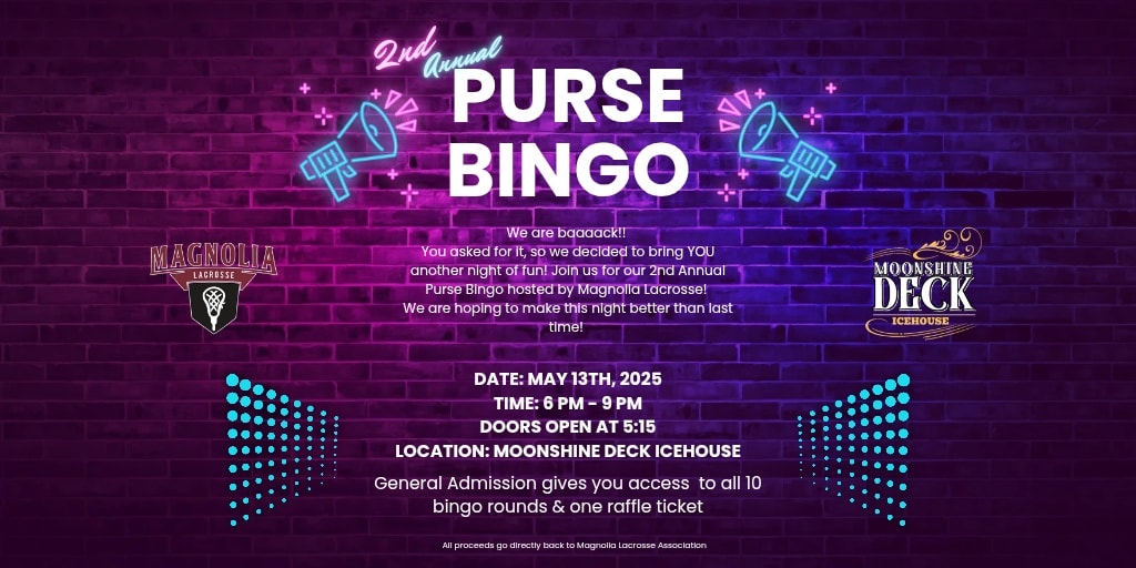 Magnolia - We are gearing up to host our 2nd Designer Purse Bingo at ...