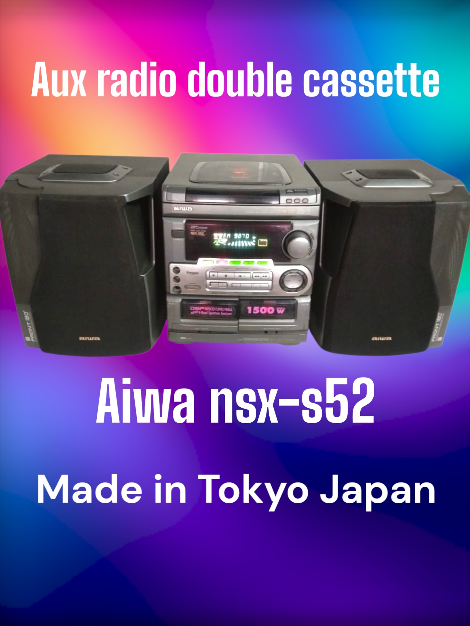 Aiwa nsx-s52 music system. SOLD OUT GENTLEMAN
