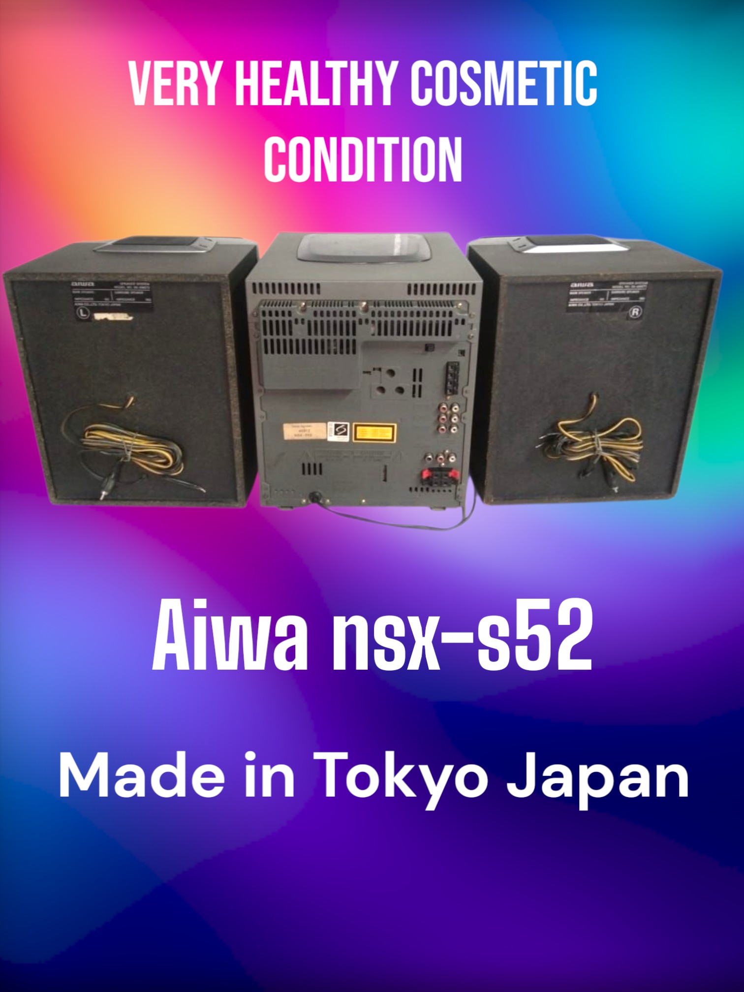 Aiwa nsx-s52 music system. SOLD OUT GENTLEMAN