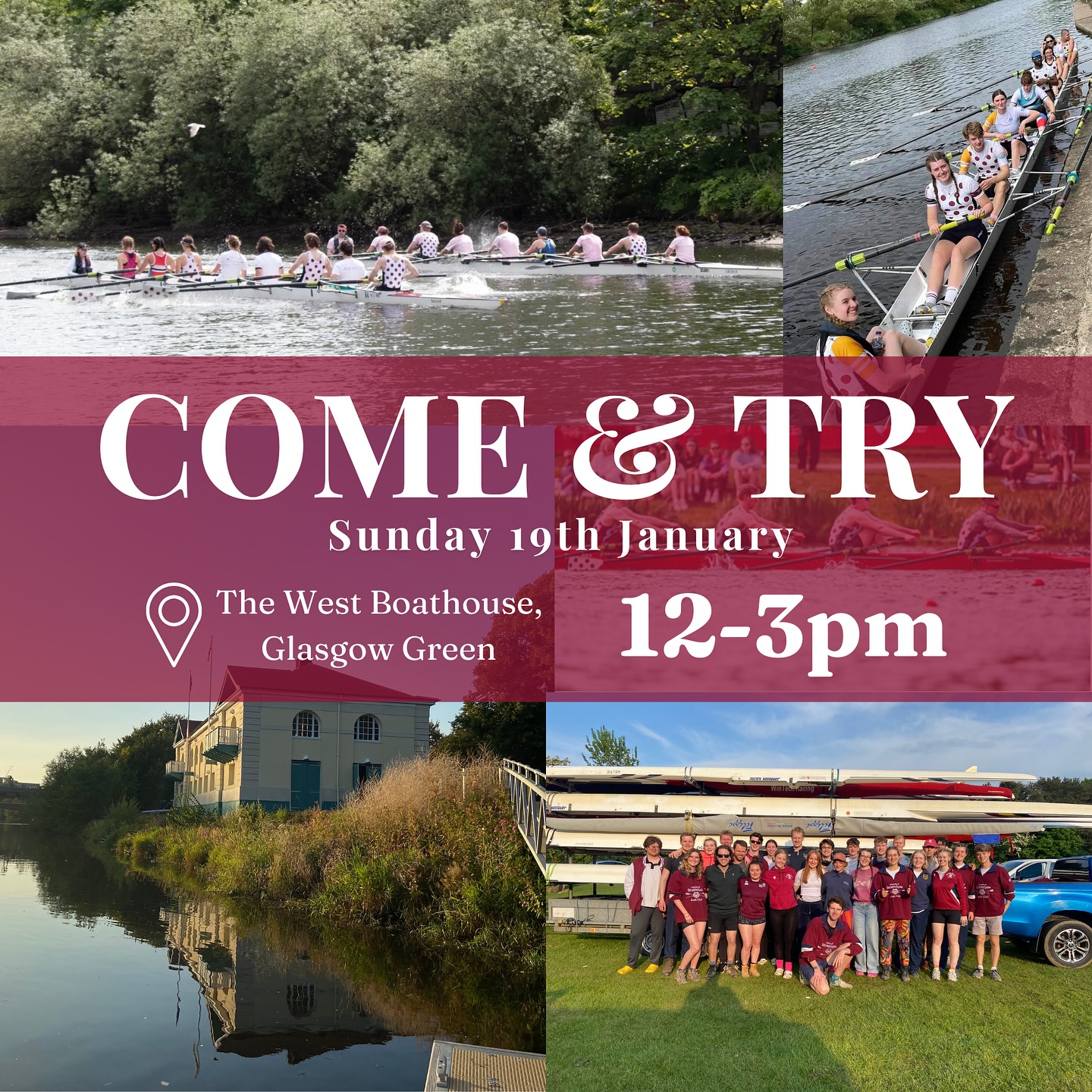 Strathclyde University Boat Club - Semester 2 is here, which means re ...