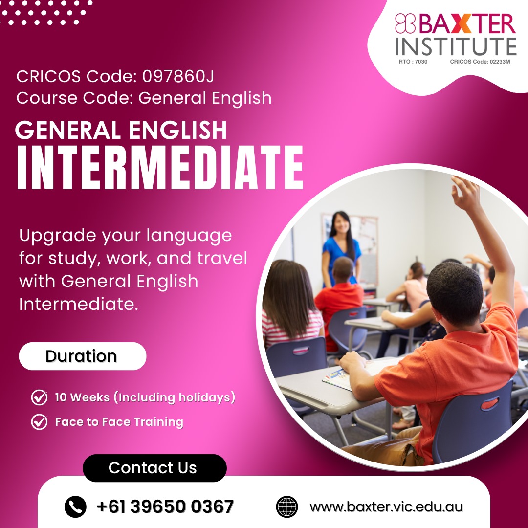 Baxter - 📚 Boost Your English Skills with Confidence! Join the General ...