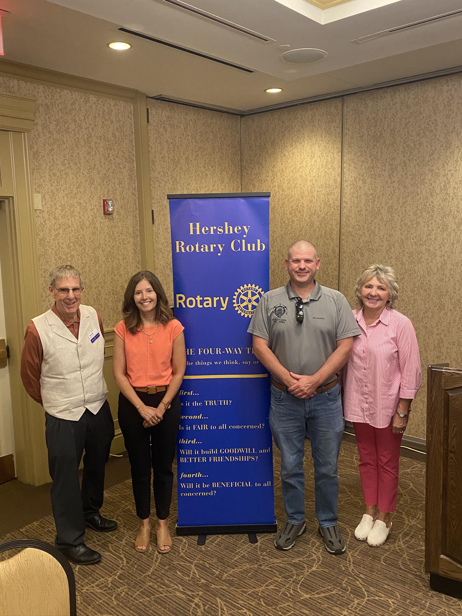 At the Hershey Rotary Club meeting... - Hershey Rotary Club | Facebook
