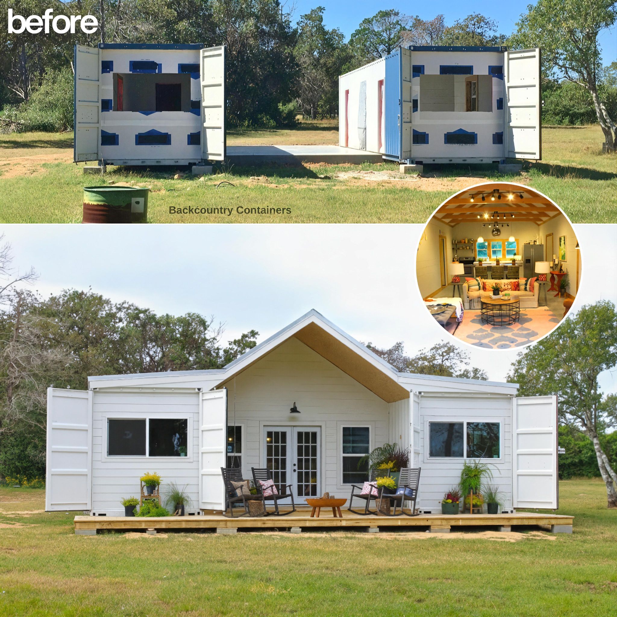 Shipping - This Modern Farmhouse is a Container Home Masterpiece. 🏡 ...