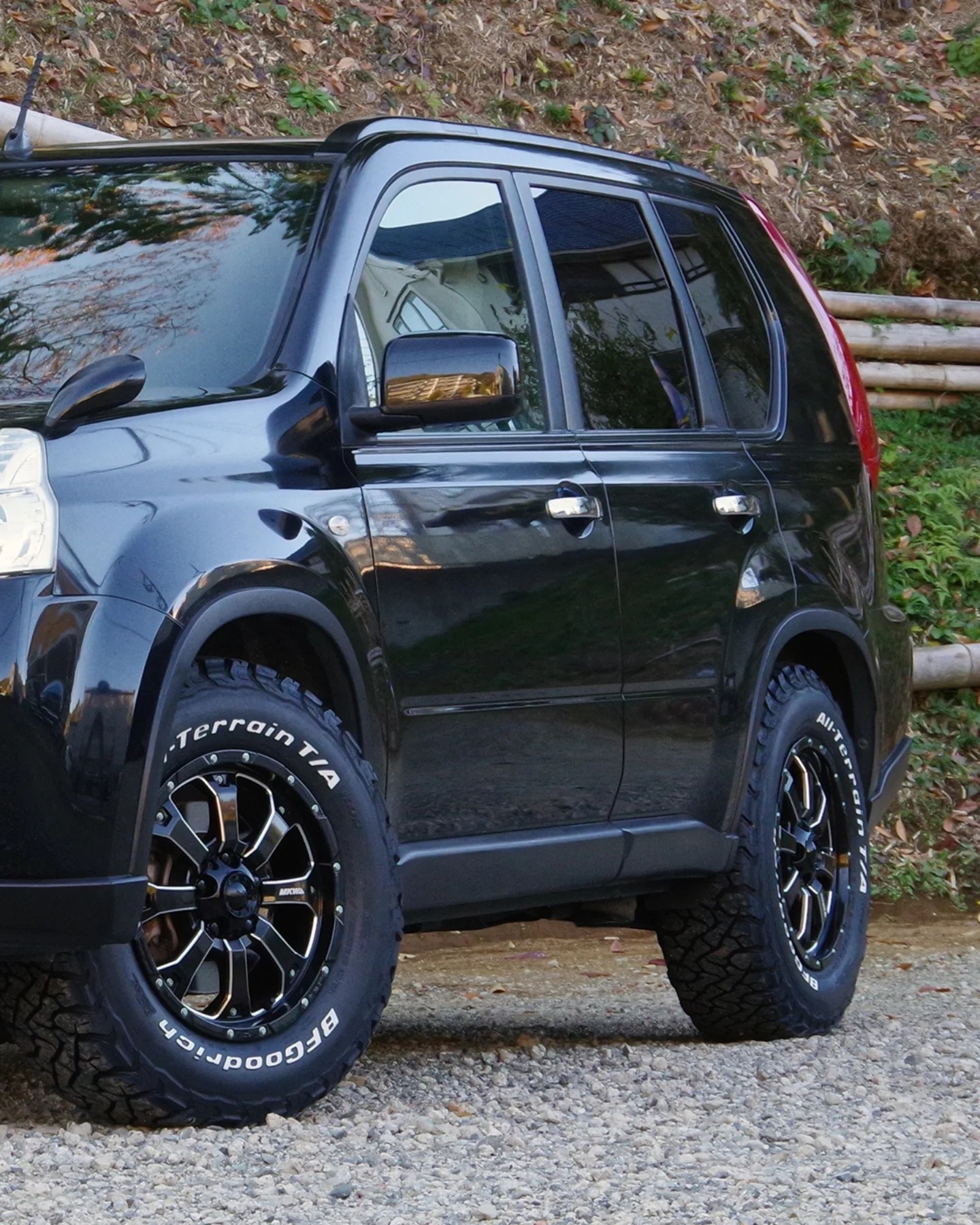 T31エクストレイル MKW MK-46M/L+ Milled Black 16inch BF Goodrich 