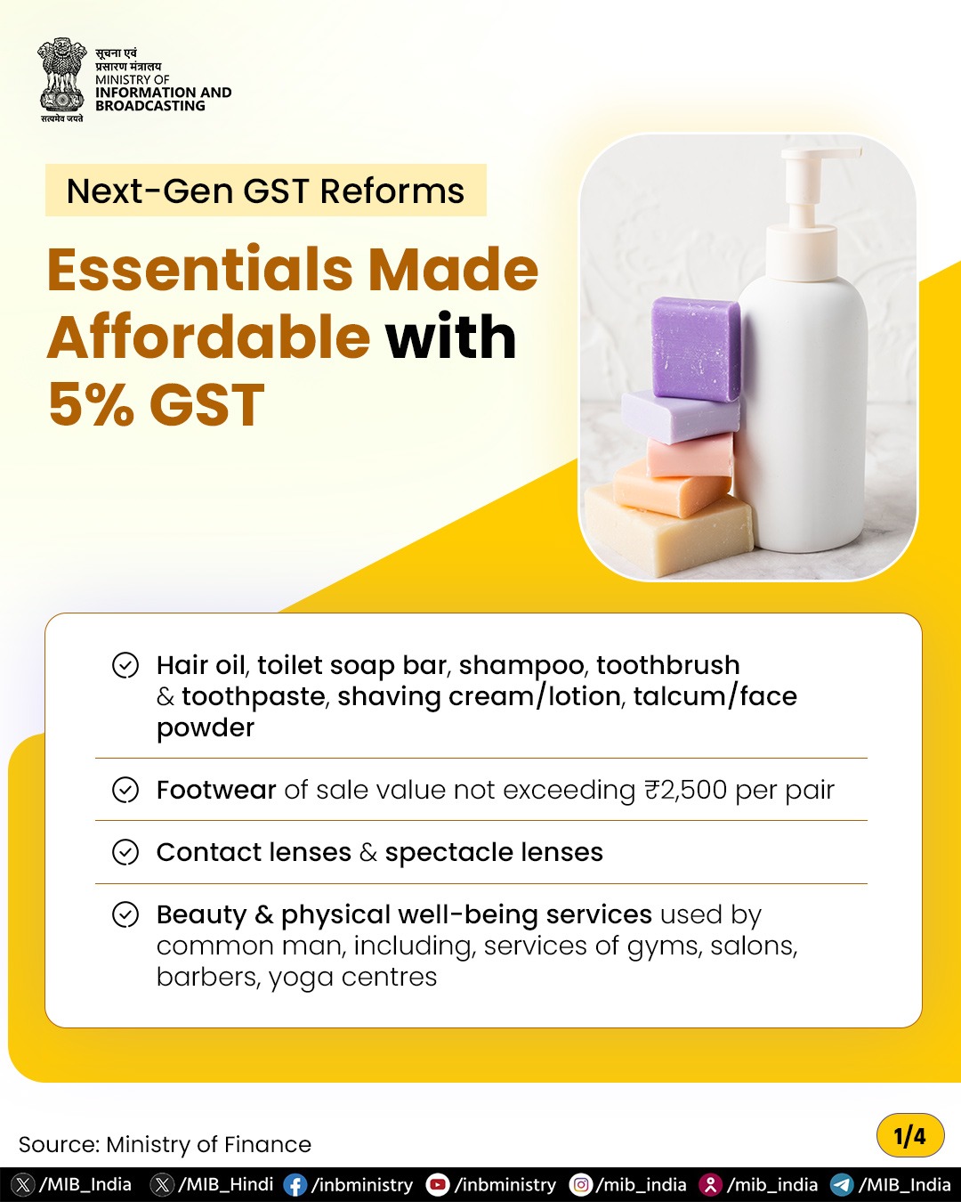 #NextGenGST Reforms: 5% tax on... - All India Radio News | Facebook