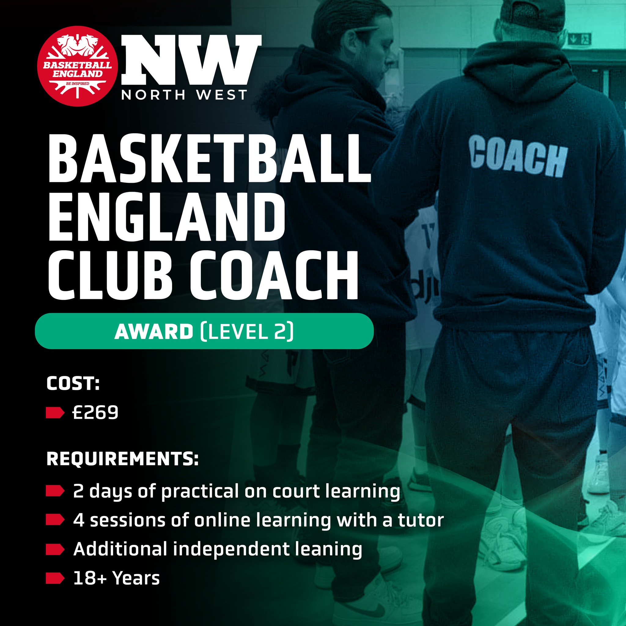 Basketball - Level 2 Club Coach Award – Registration now open! 🏀 Ready ...