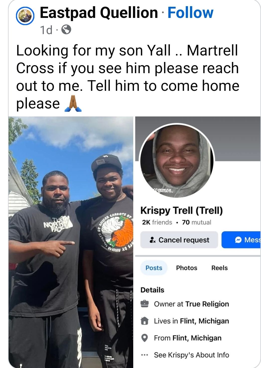 My son went to school with... - Flint Police Operations | Facebook