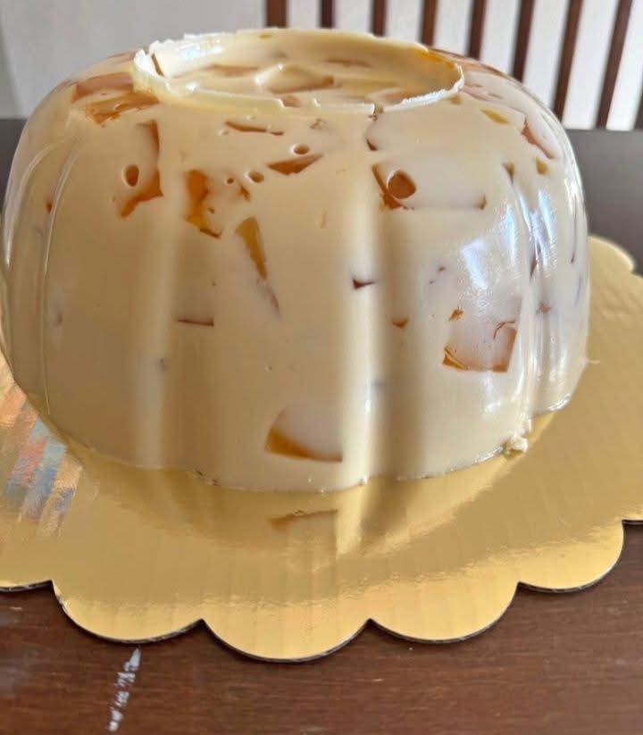 Raza - 👉Cómo hacer Gelatina de durazno con queso crema 😋 ¡Exquisita ...