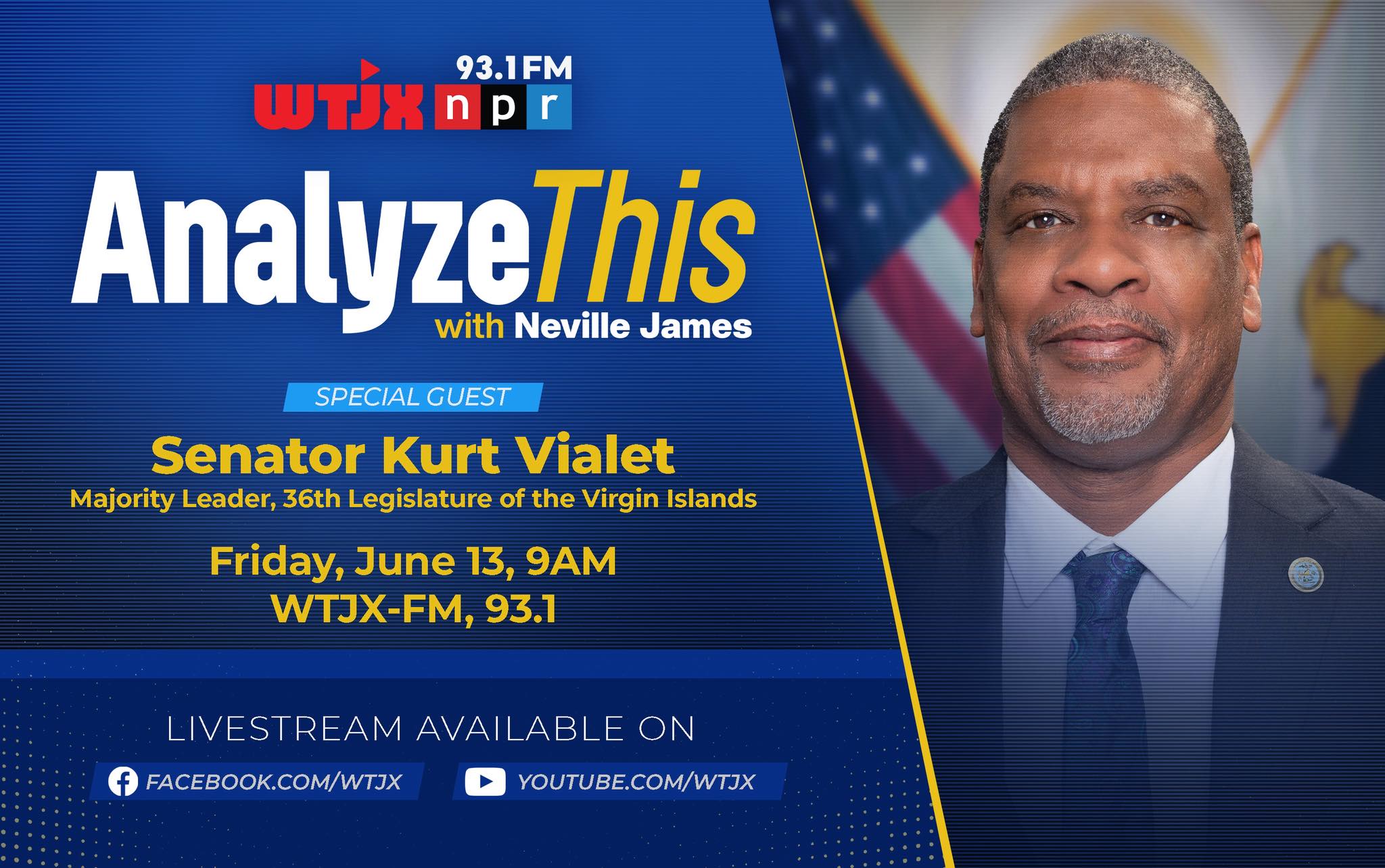 WTJX - Tune in tomorrow as Neville speaks with the Legislature’s ...
