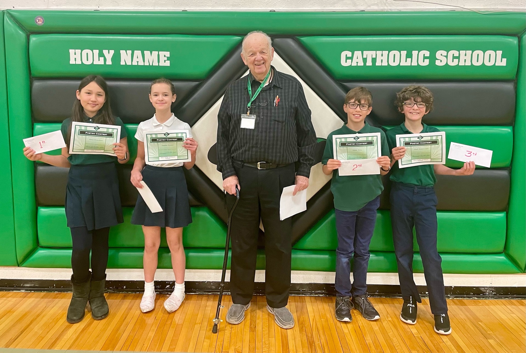 Congratulations to the winners... - Holy Name Catholic School