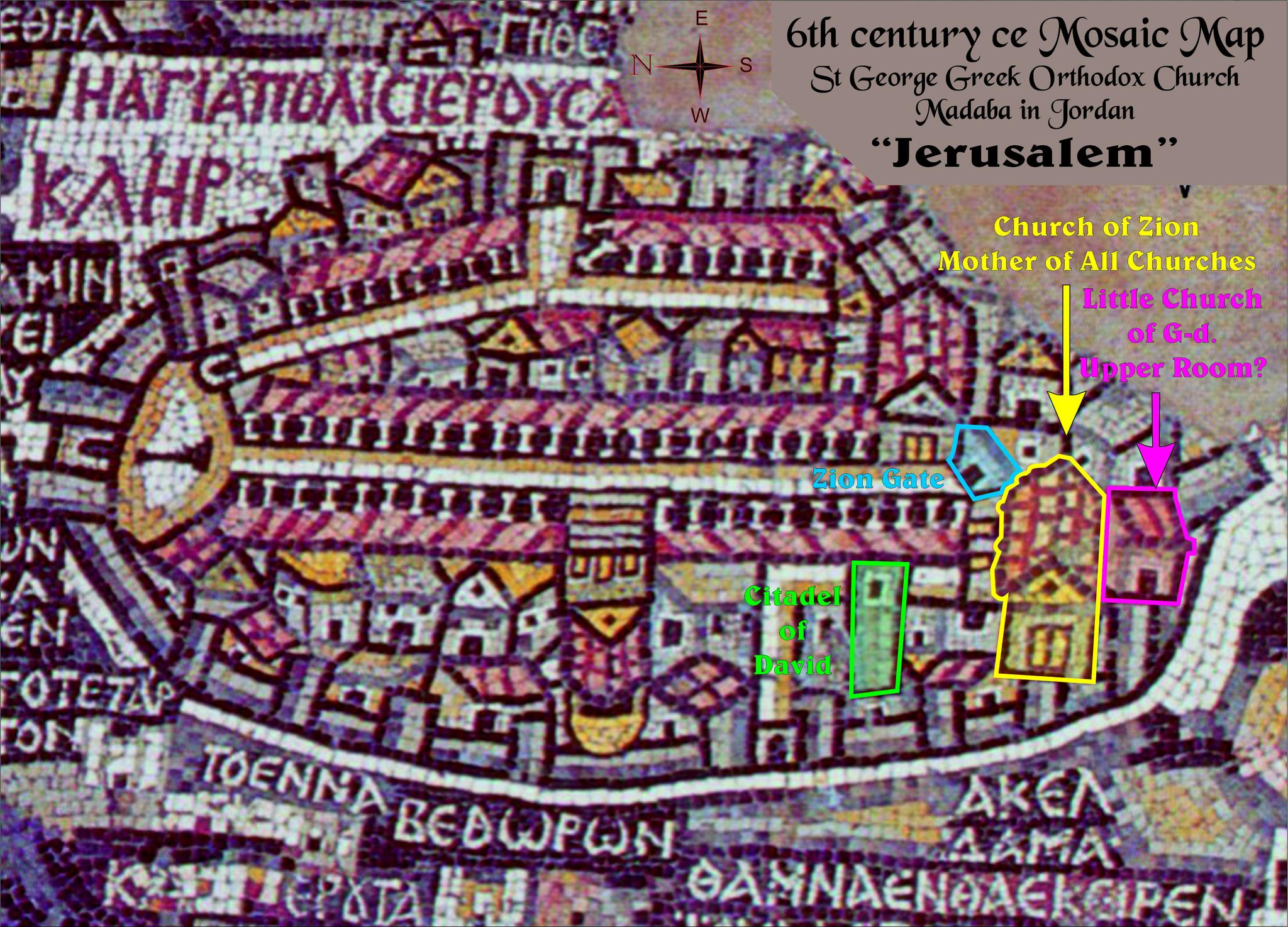 THE MADABA MAP & THE UPPER ROOM... - Malcolm in Israel | Facebook