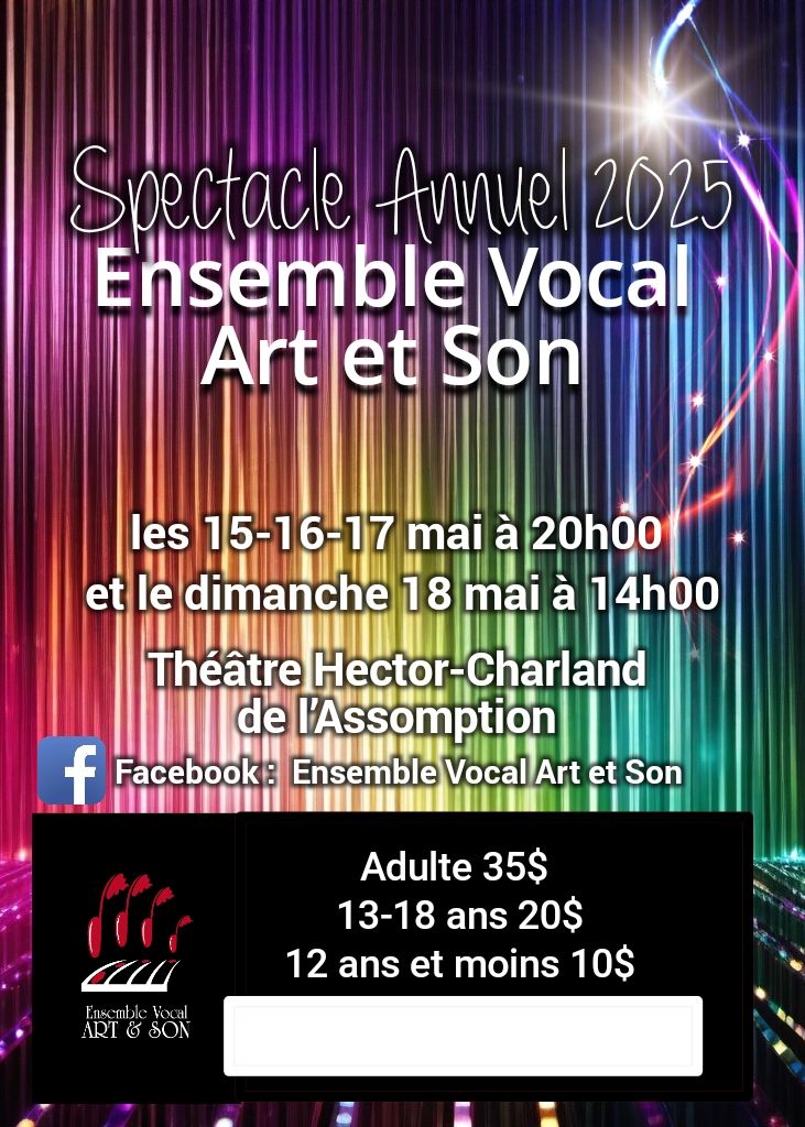 Ensemble Vocal Art et Son - La Vente des billets pour le Spectacle ...