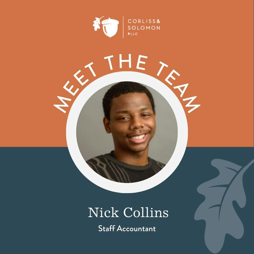 Corliss - Meet Nick! 👋 Nick Collins joined the Corliss & Solomon team ...