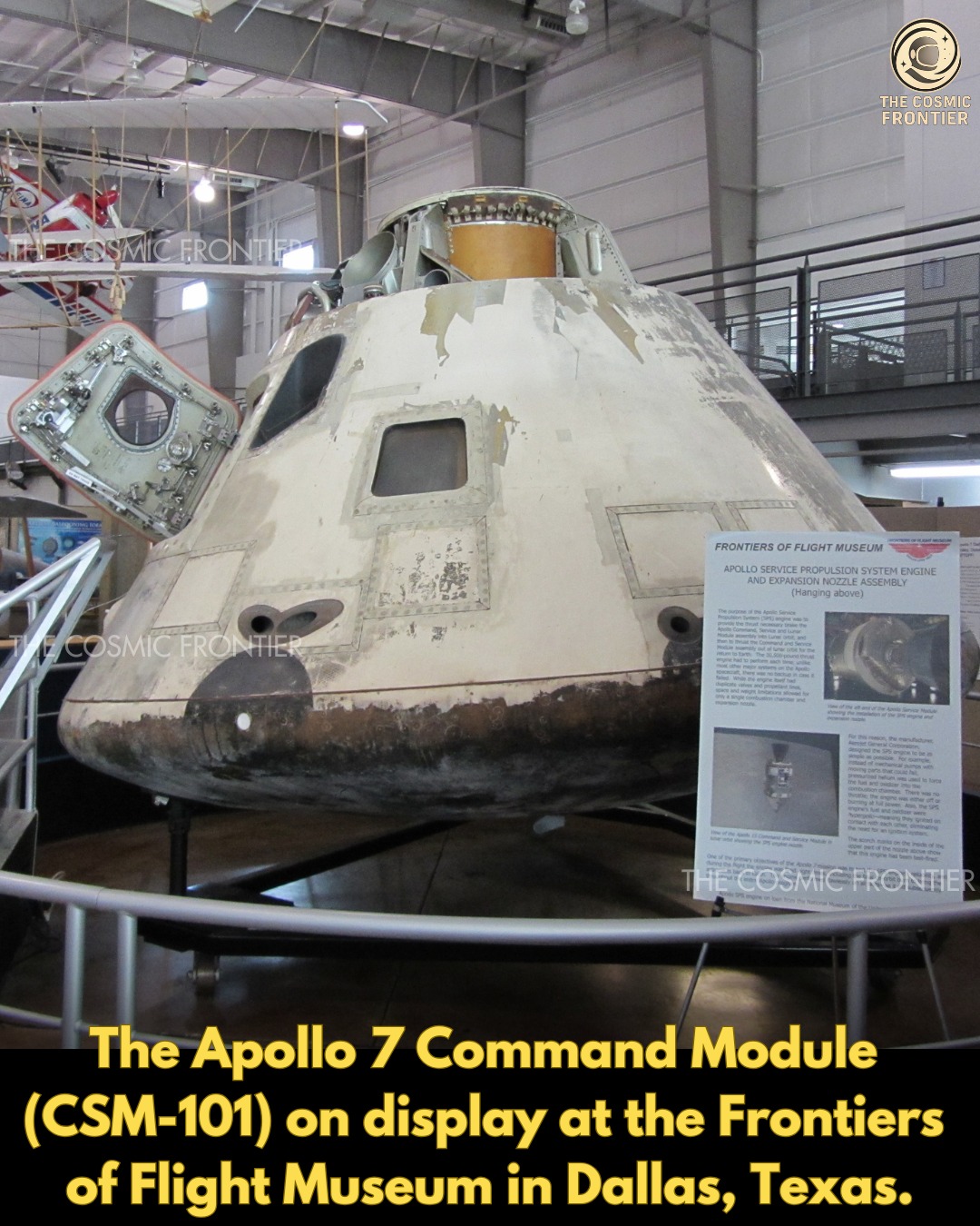 The Cosmic - Here stands CSM-101 — the spacecraft that carried humans ...