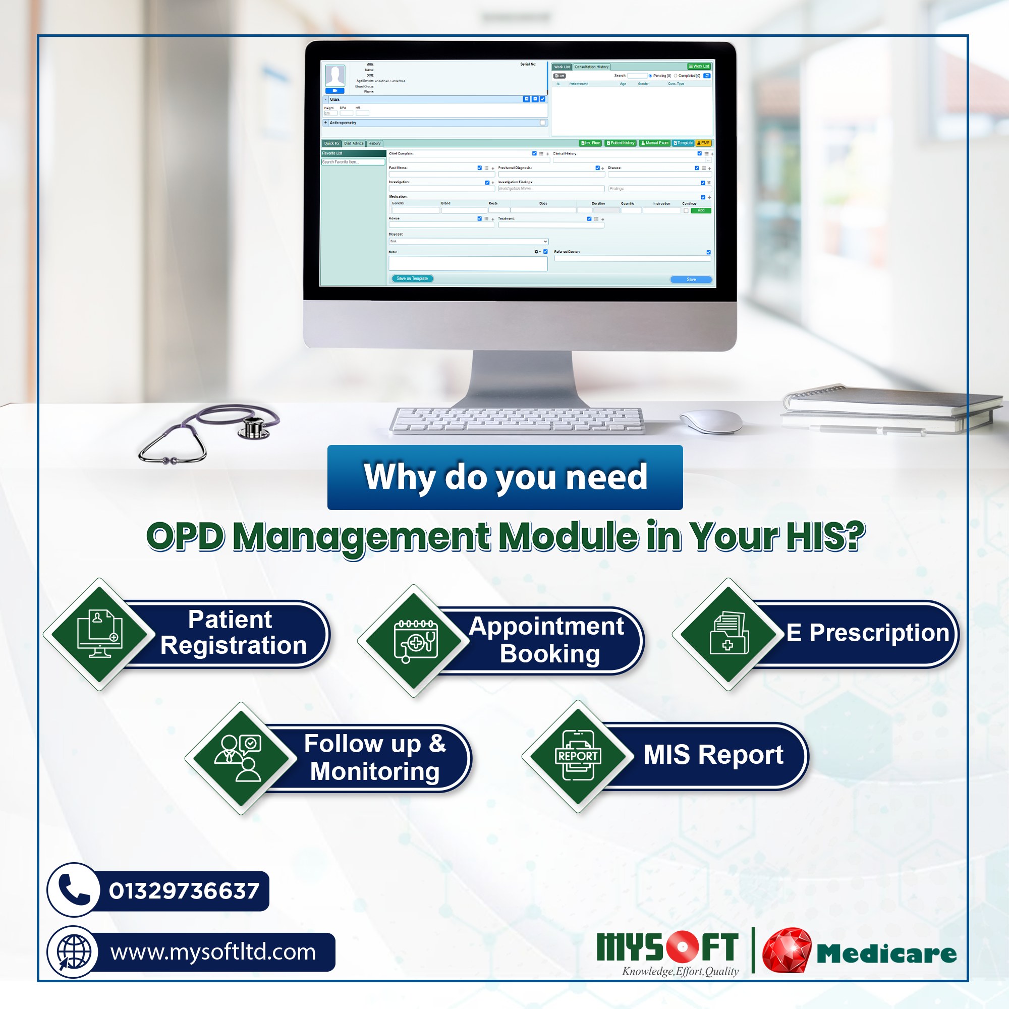 MySoft - Why do you need OPD Management Module in your HIS? * Patient ...