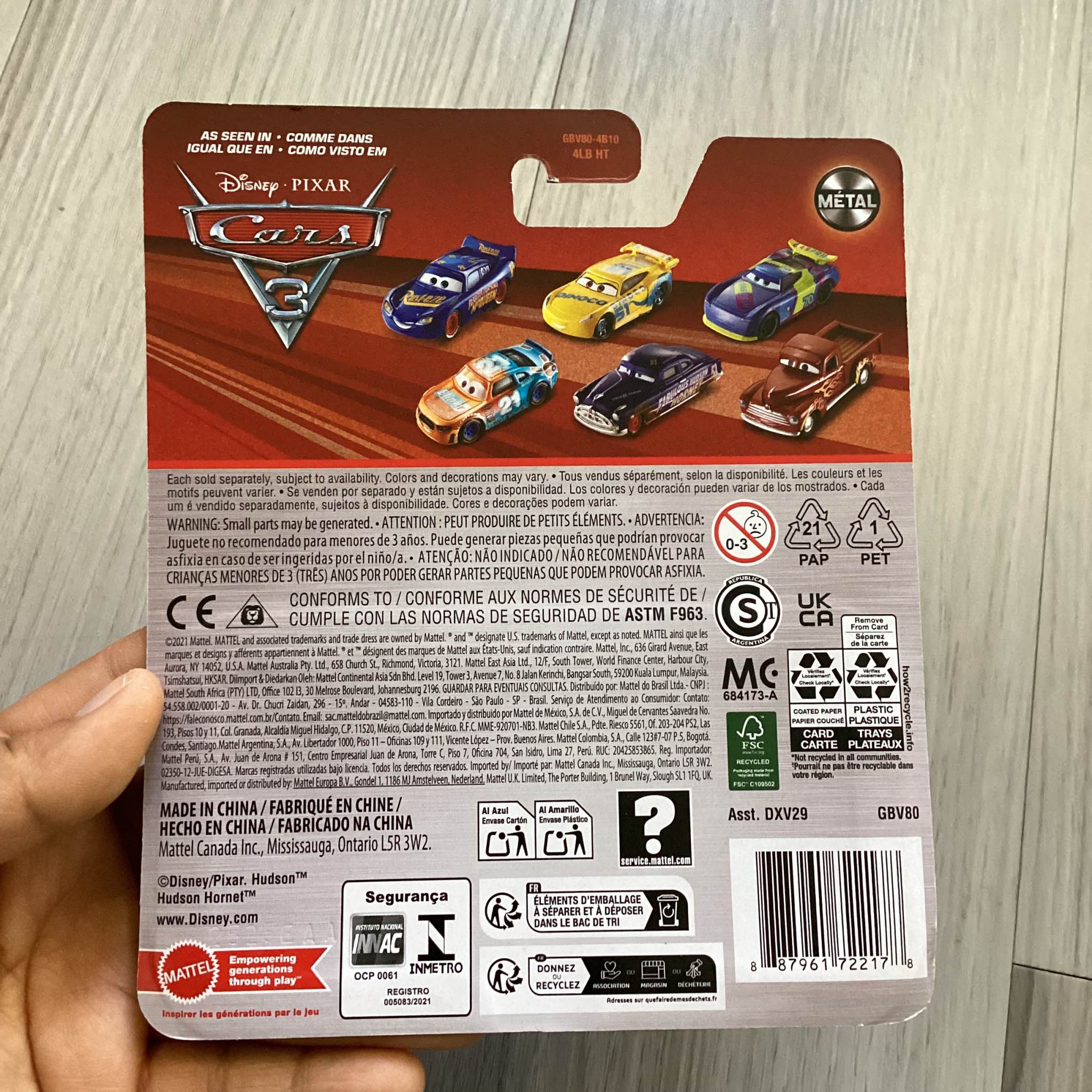 NEW Disney Pixar Cars Metal Diecast Heyday Smokey - Toy Race Car ...