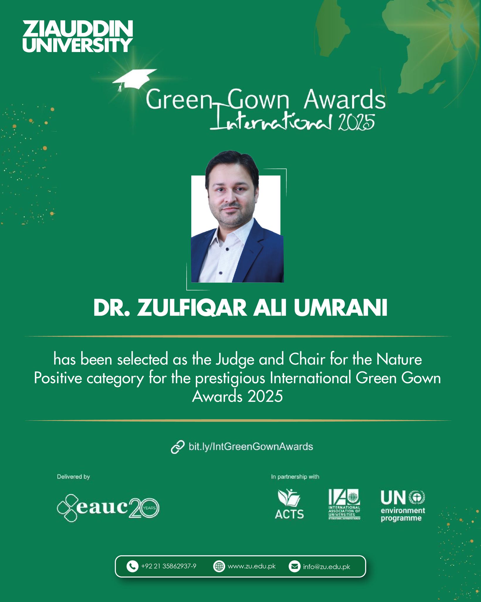We are thrilled to announce that Dr.... - Ziauddin University | Facebook
