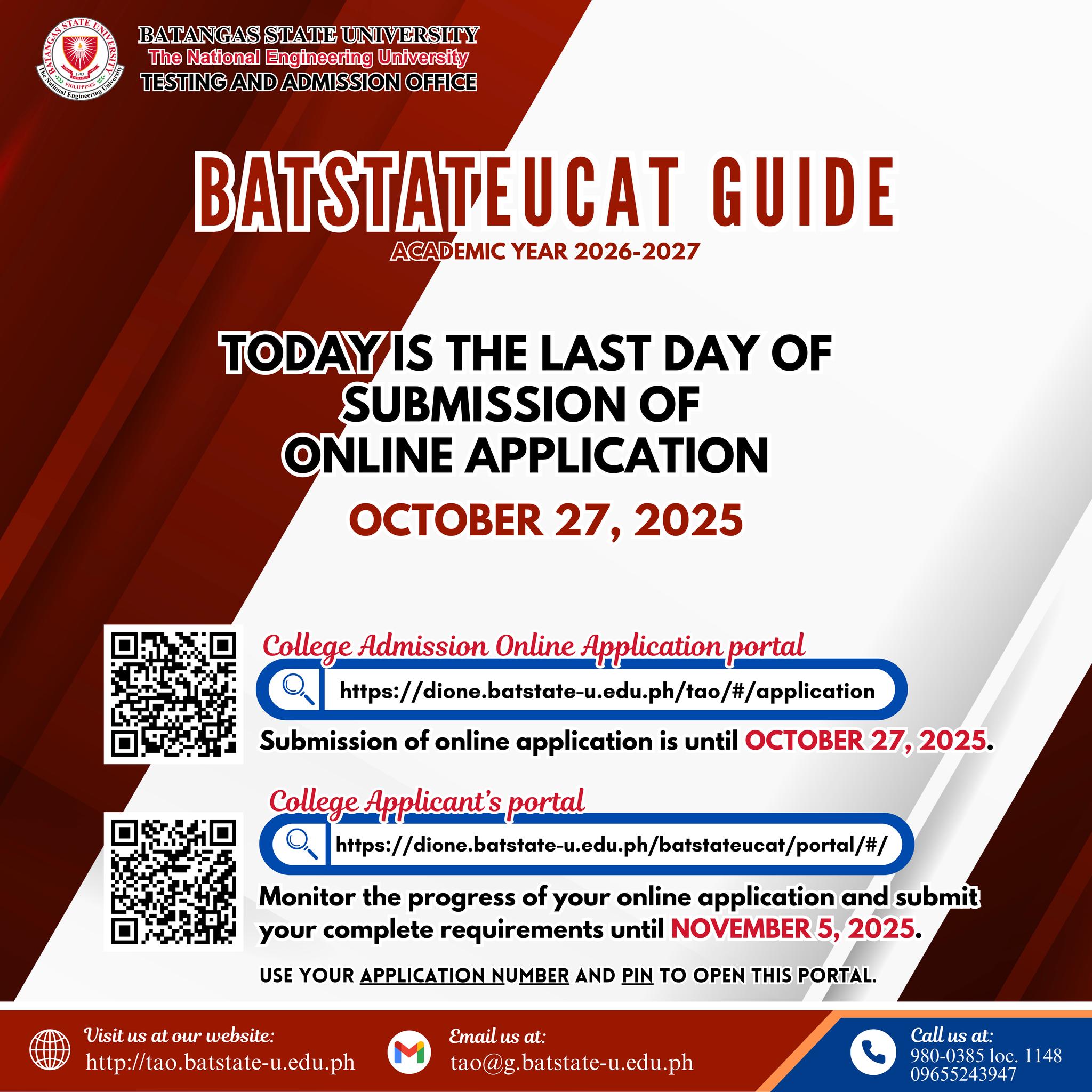 Batangas State University - Testing and Admission Office ...