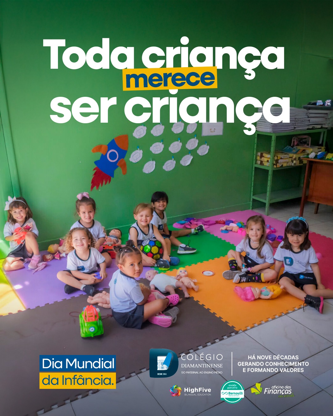 Colégio - 🌍 Dia Mundial da Infância 🌍 Toda criança merece viver sua ...