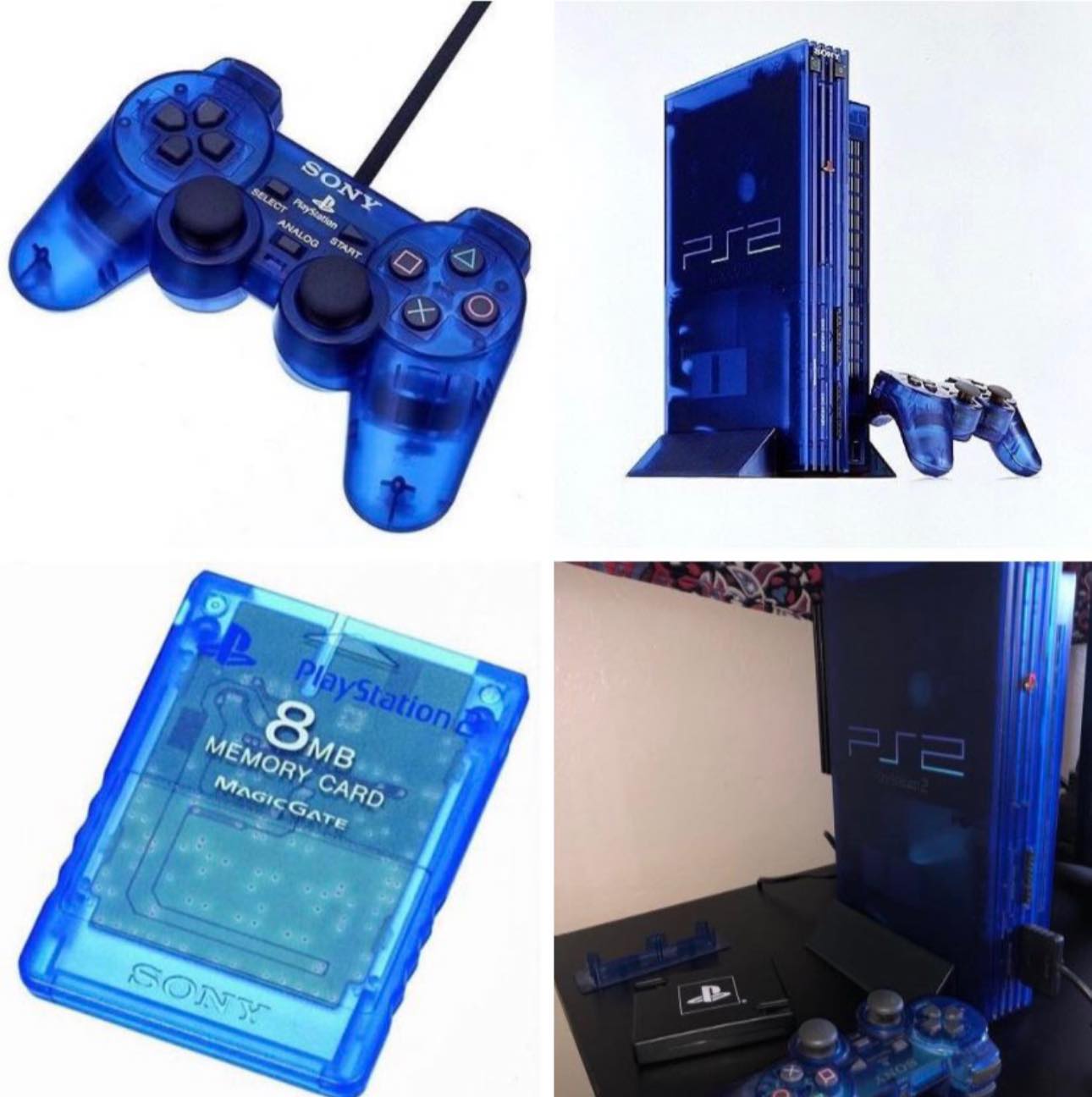 PlayStation 2 Ocean Blue edition (2002) 💧