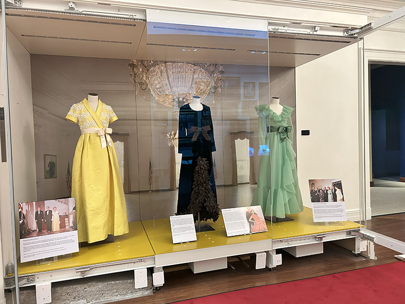 first lady dress store We are excited to share the new objects installed in our Life in the White House museum gallery display! The new display features three of Pat Nixon's couture gowns custom product-family: Jersey tee dress