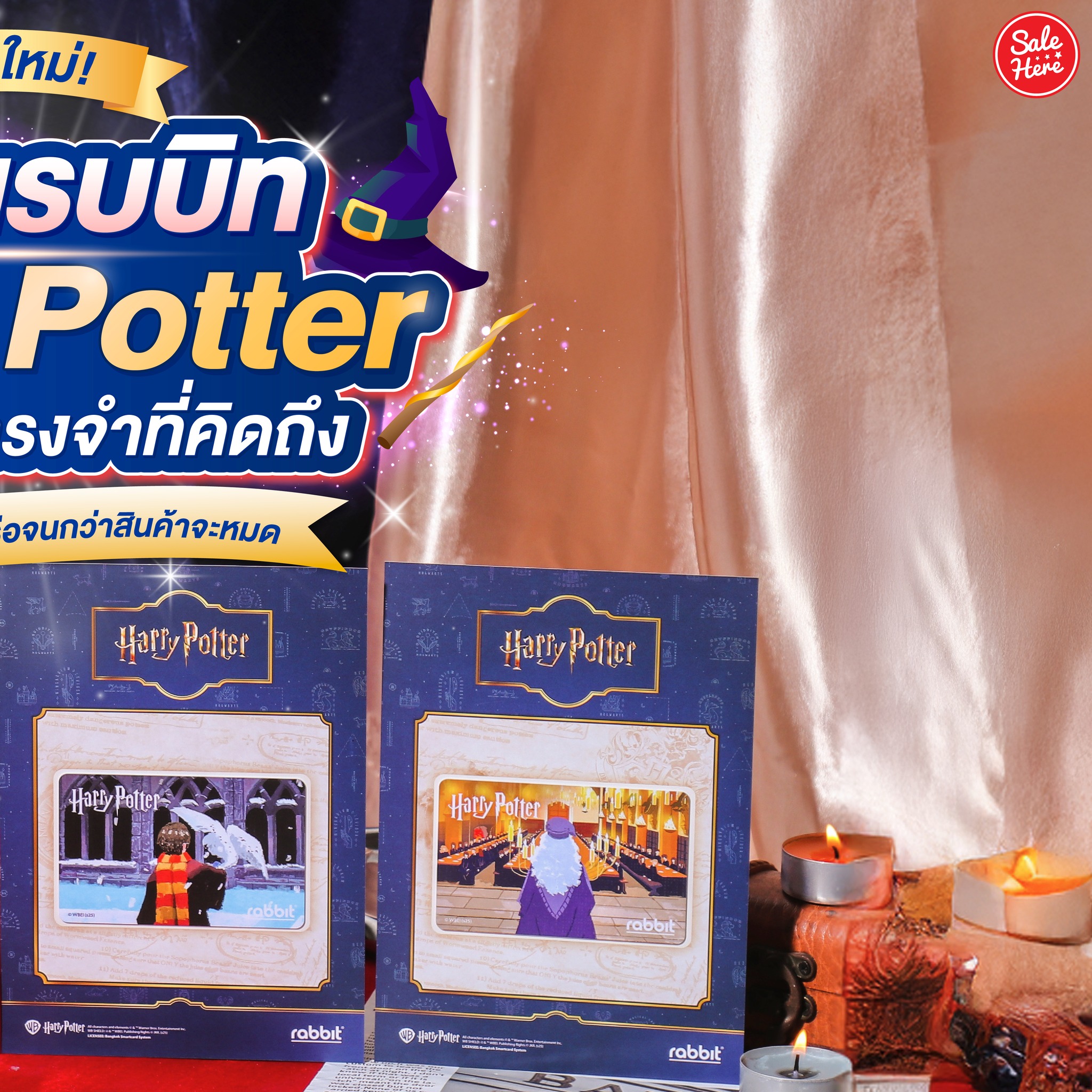 Sale - 📣 #พร้อมร่ายเวทมนตร์ . . คอลใหม่! บัตรแรบบิท Harry Potter เพียง ...