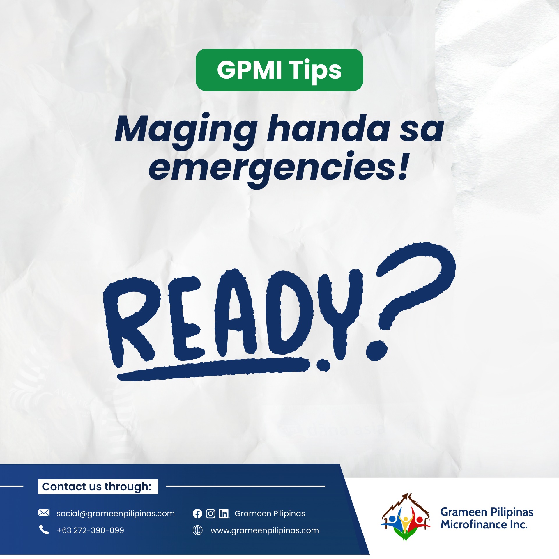 GPMI Tips:... - Grameen Pilipinas Microfinance Inc | Facebook