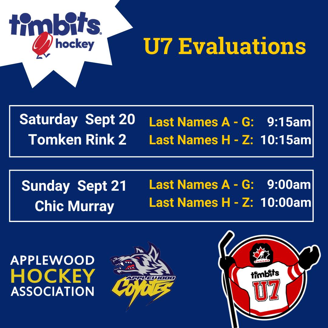 It's our 4, 5 and 6... - Applewood Coyotes Hockey Association | Facebook
