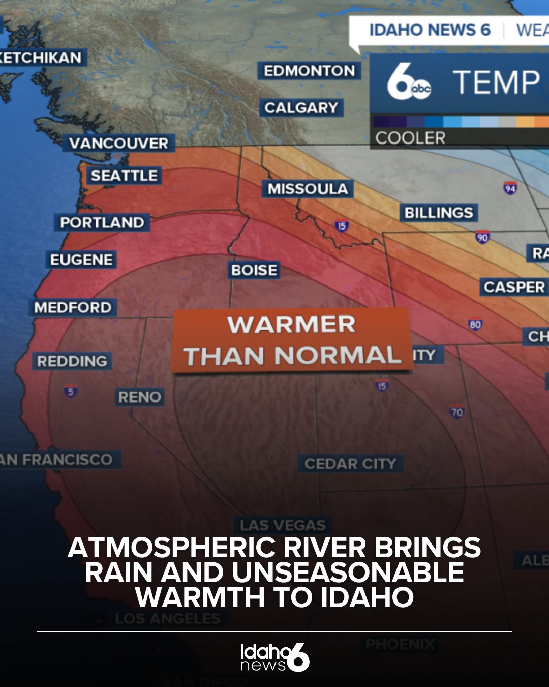 Idaho News 6 - Temperatures in the Treasure Valley are... | Facebook