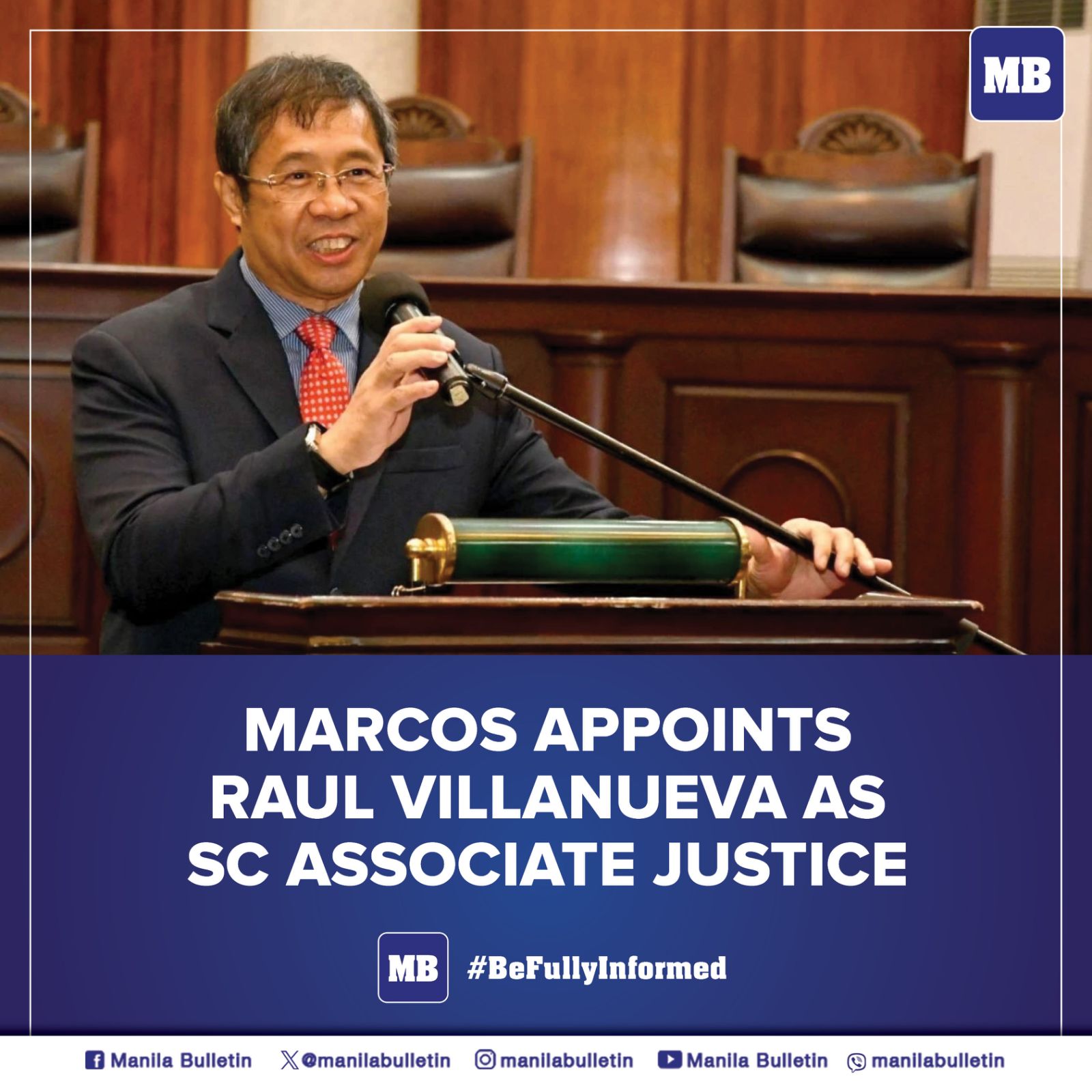 MANILA BULLETIN - President Marcos has appointed court... | Facebook