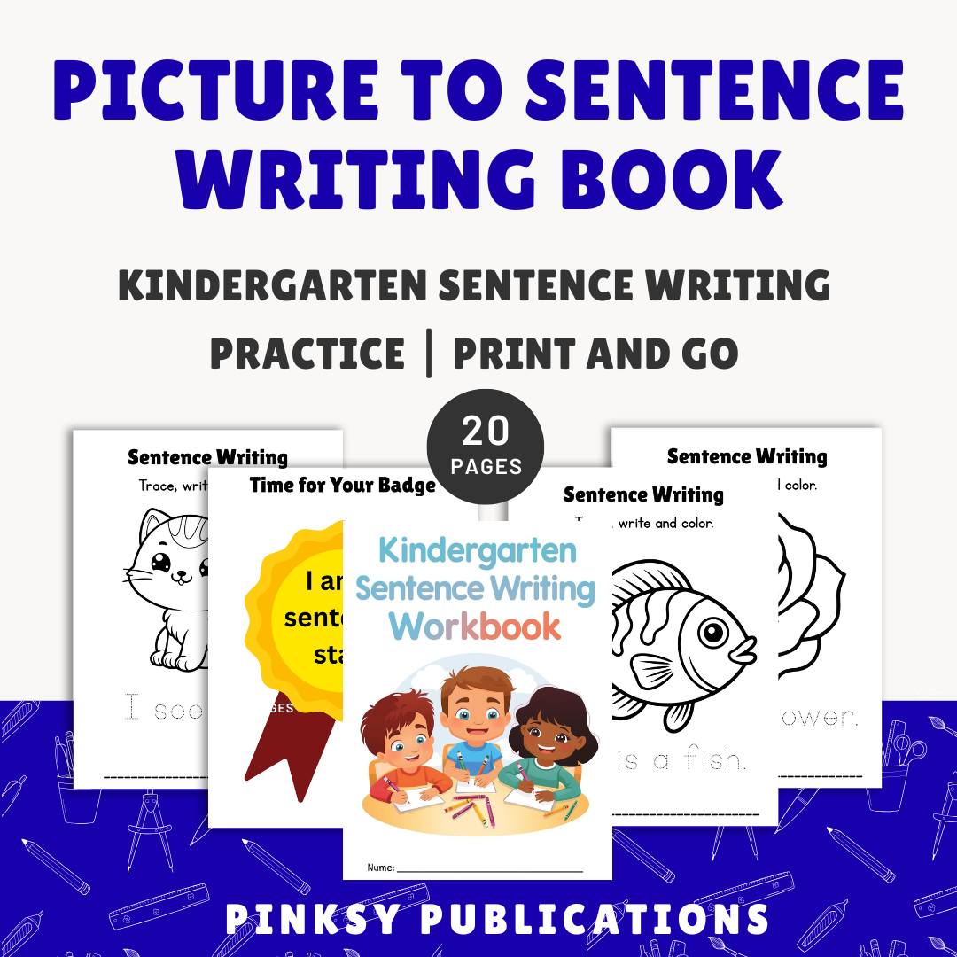 For Teachers By Teachers | Picture to Sentence Writing Book ...