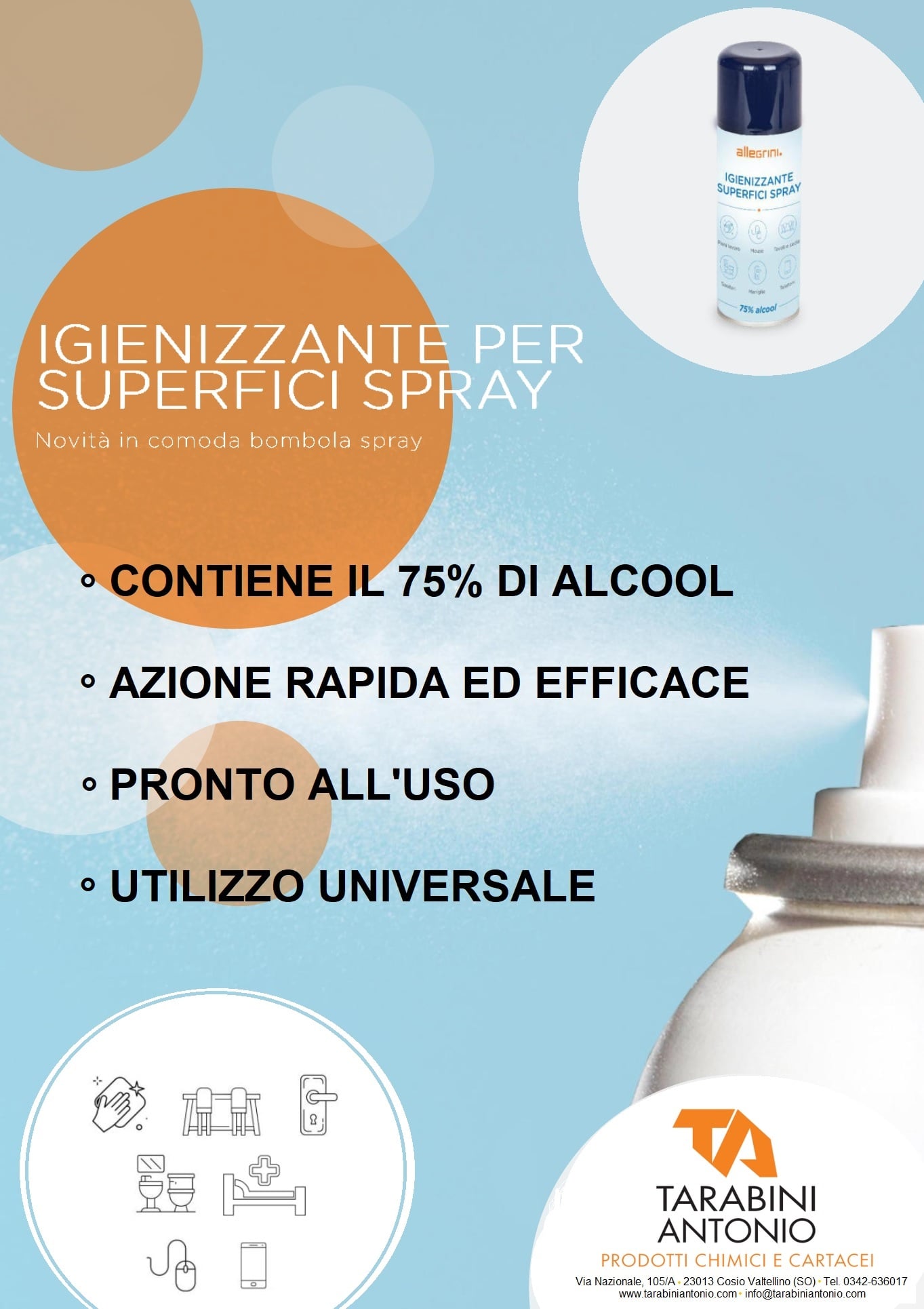 Kit 2 Spray Deodoranti Auto Allegrini Pure Air &ndash; Per Interni E Climatizzatore