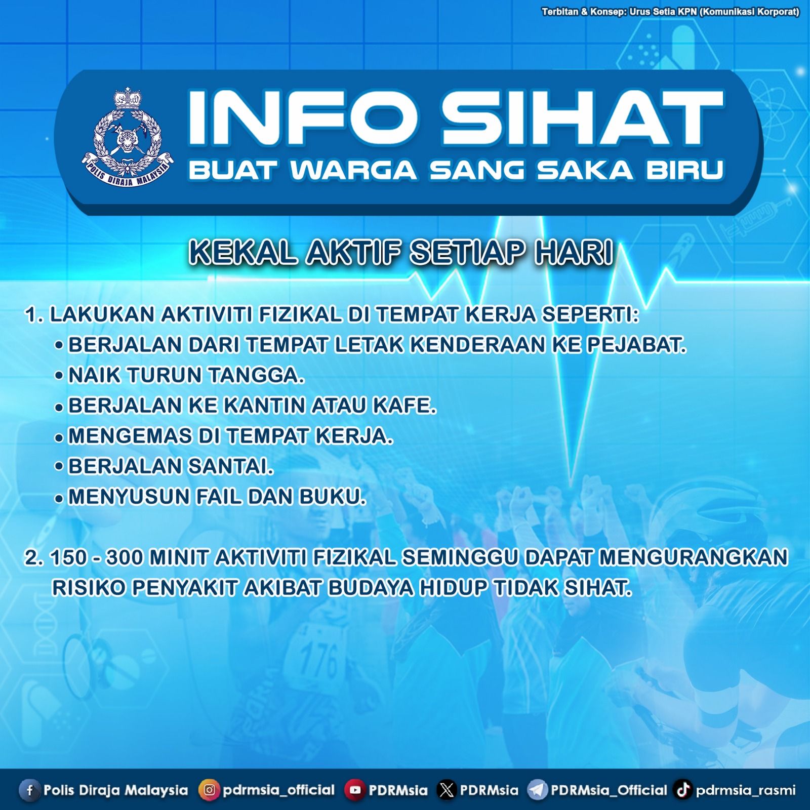 Polis - INFO SIHAT BUAT WARGA SANG SAKA BIRU Tip kesihatan #27. Jangan ...