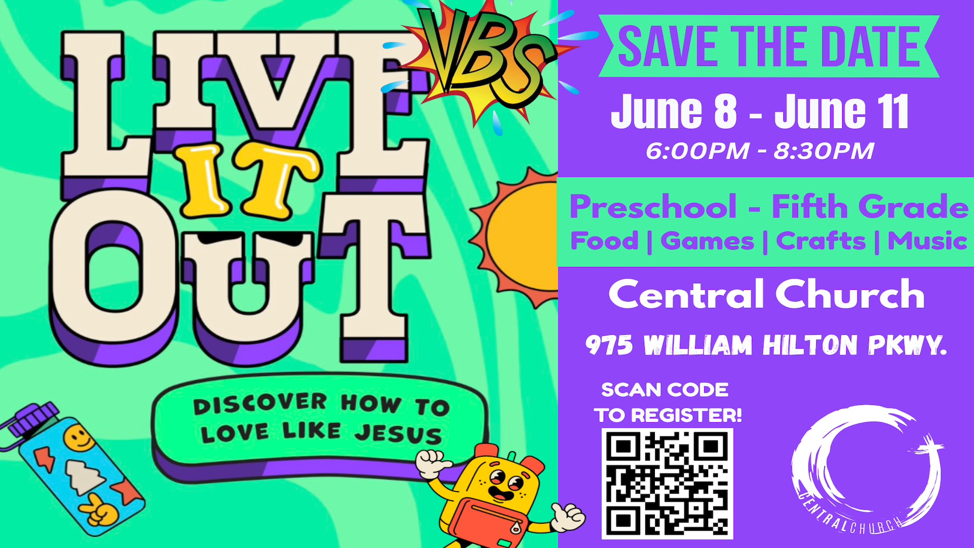 Central - 🚨 VBS is almost here! 🚨 We’re just days away from a week your ...