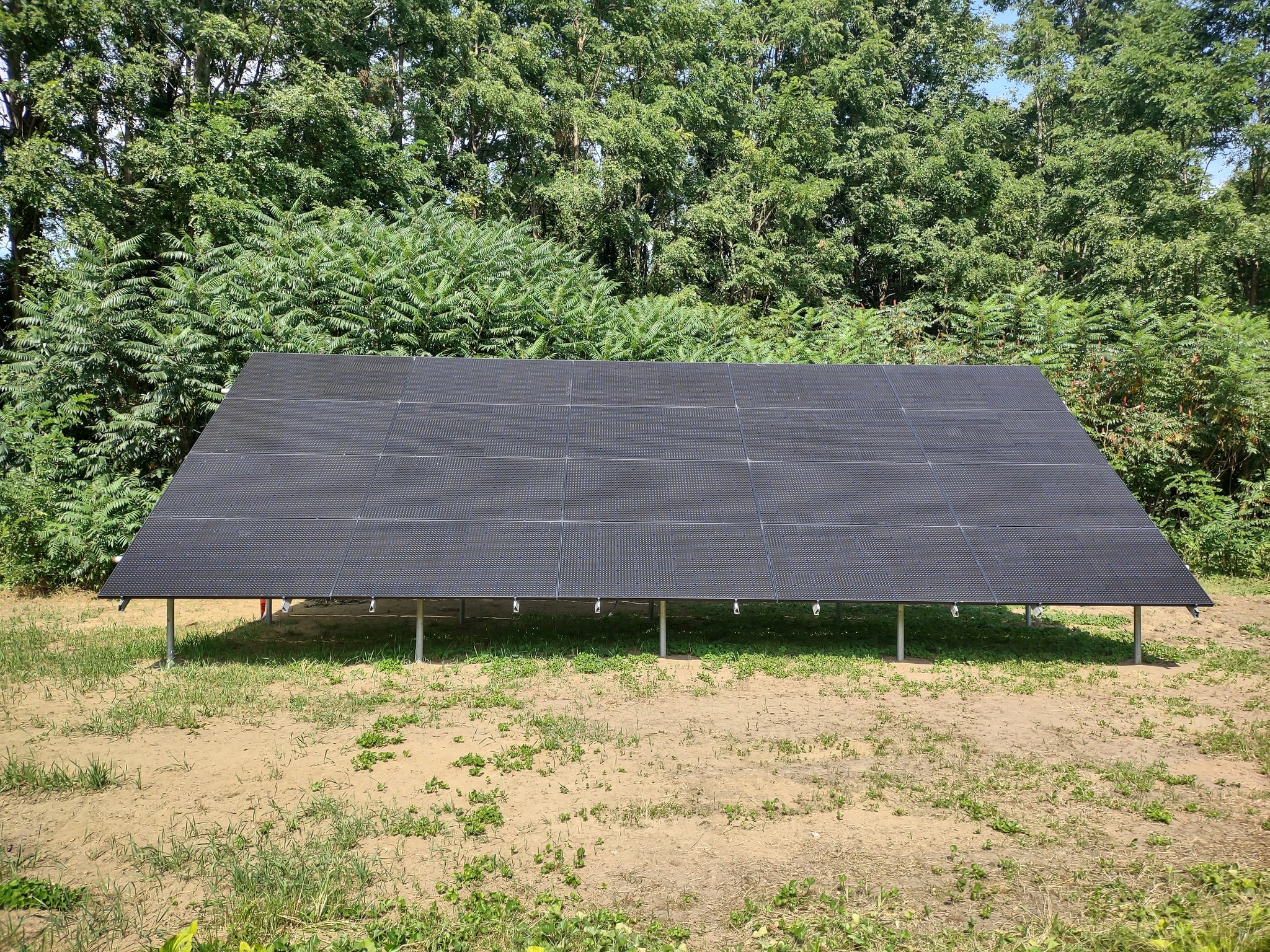 Bristol - This ground mounted array is an addition to a solar system we ...