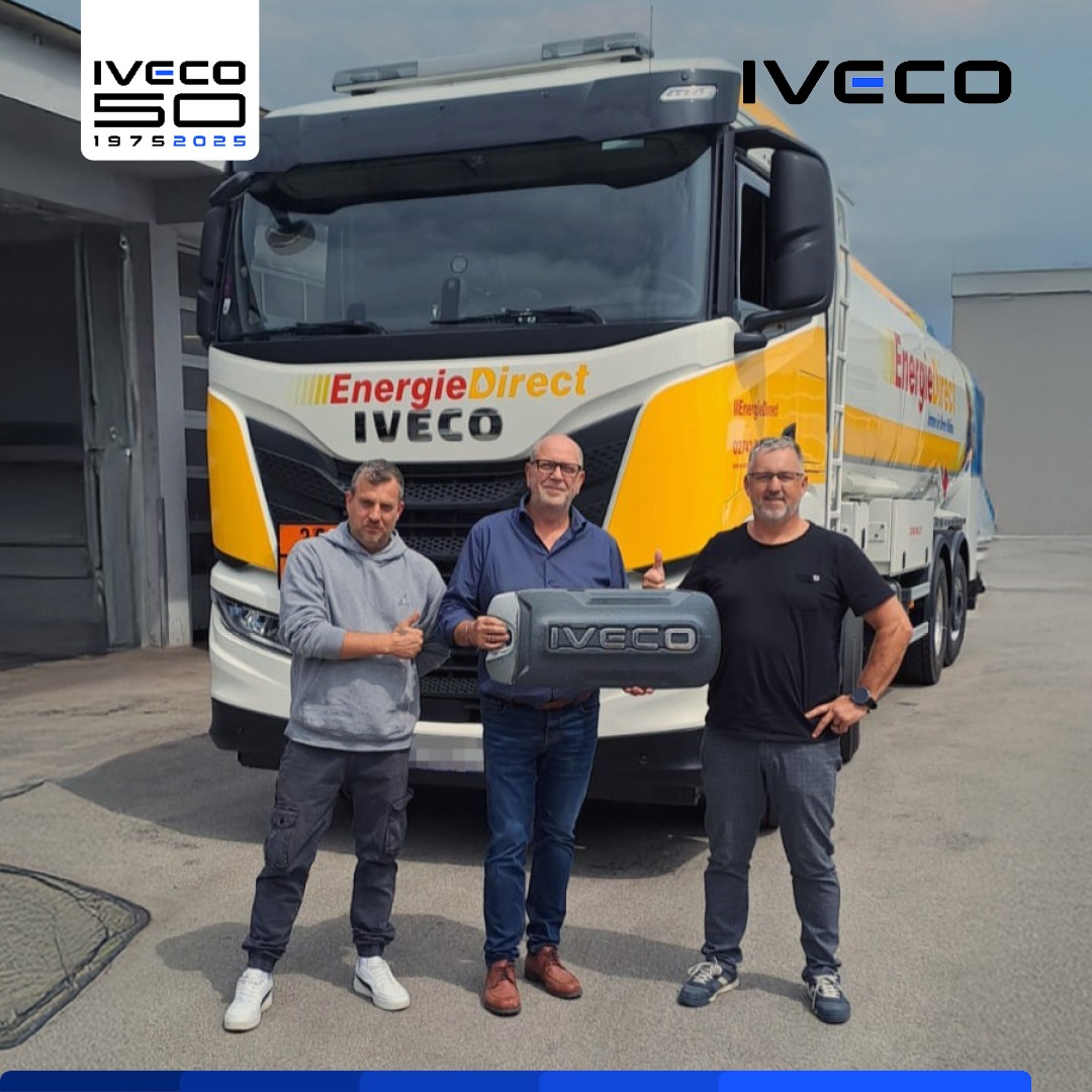 IVECO - Die erste LNG-Tankstelle von Shell in Österreich wurde eröffnet ...