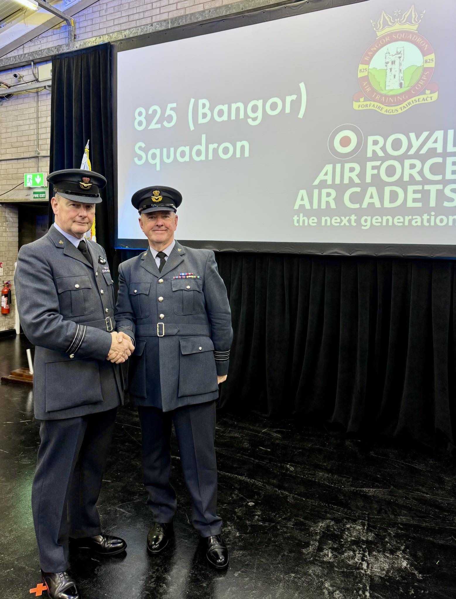 Chris Hodges Wing Commander RAFAC - OC N Ireland Wing RAFAC