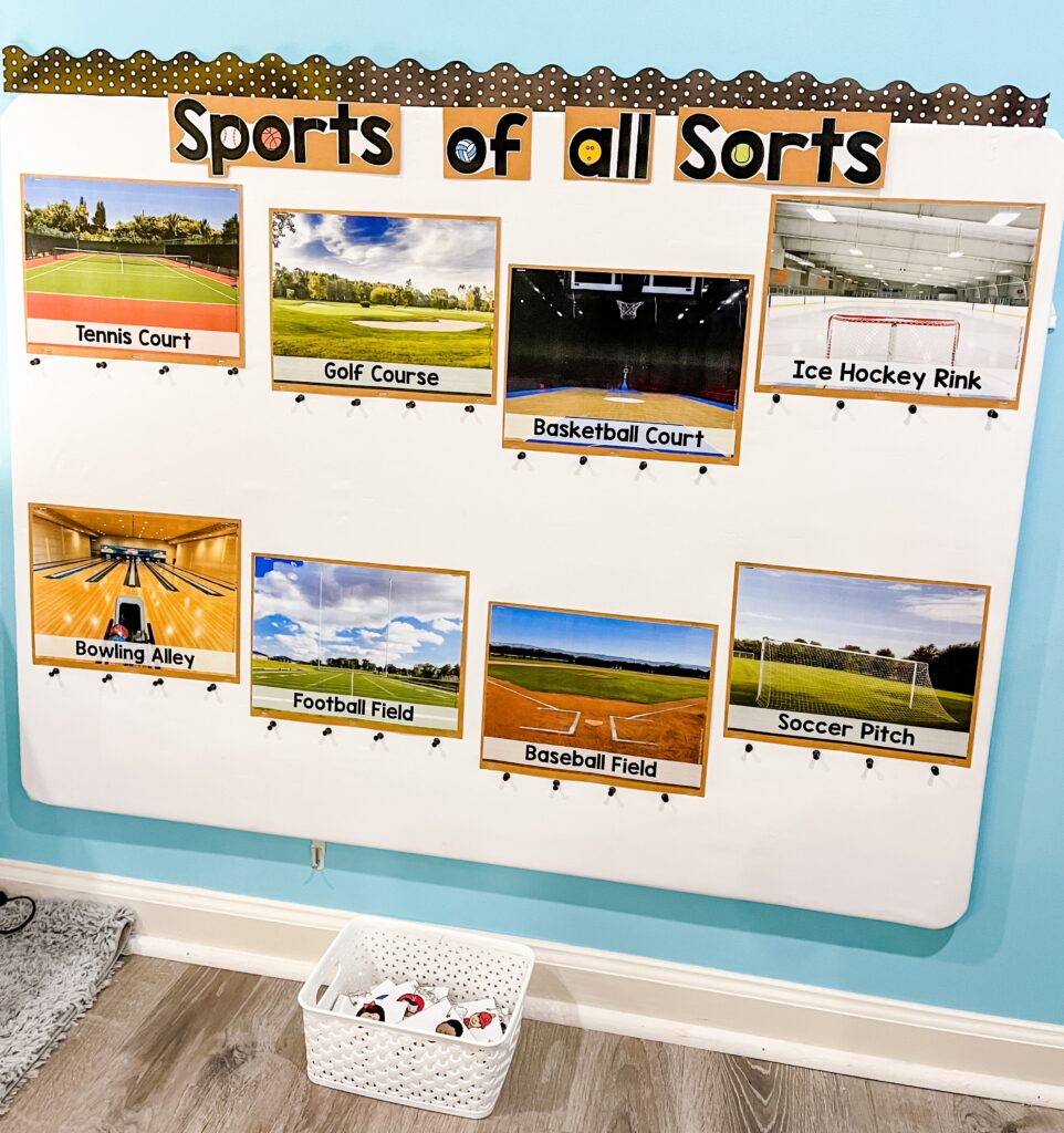 This interactive Sports Bulletin... - Play to Learn Preschool | Facebook