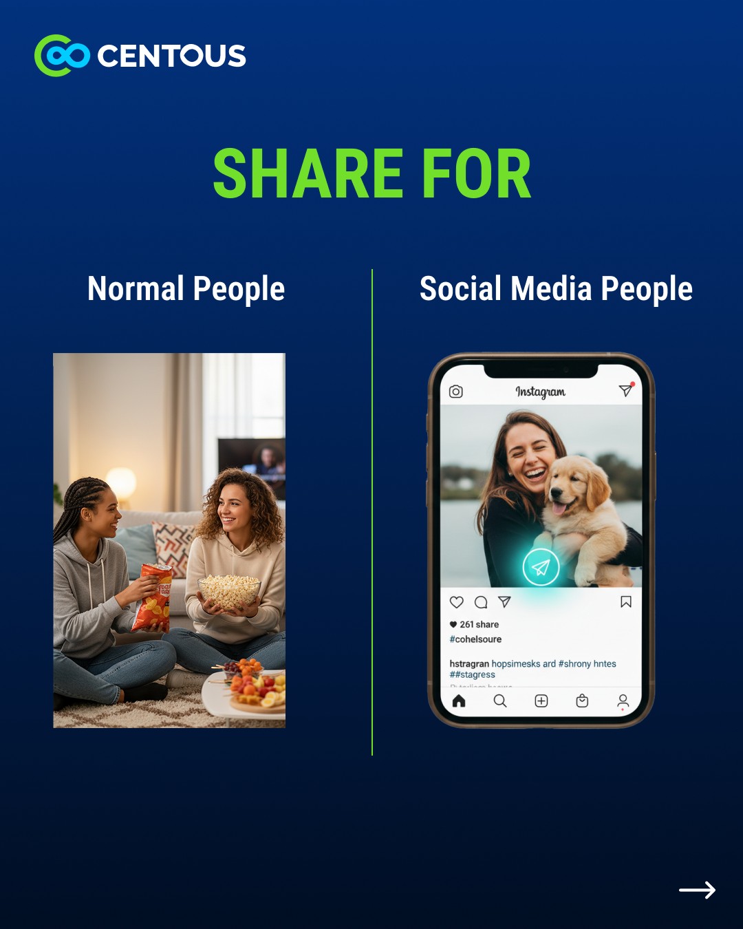 Centous - POV : The real difference between “Normal people” and “Social ...