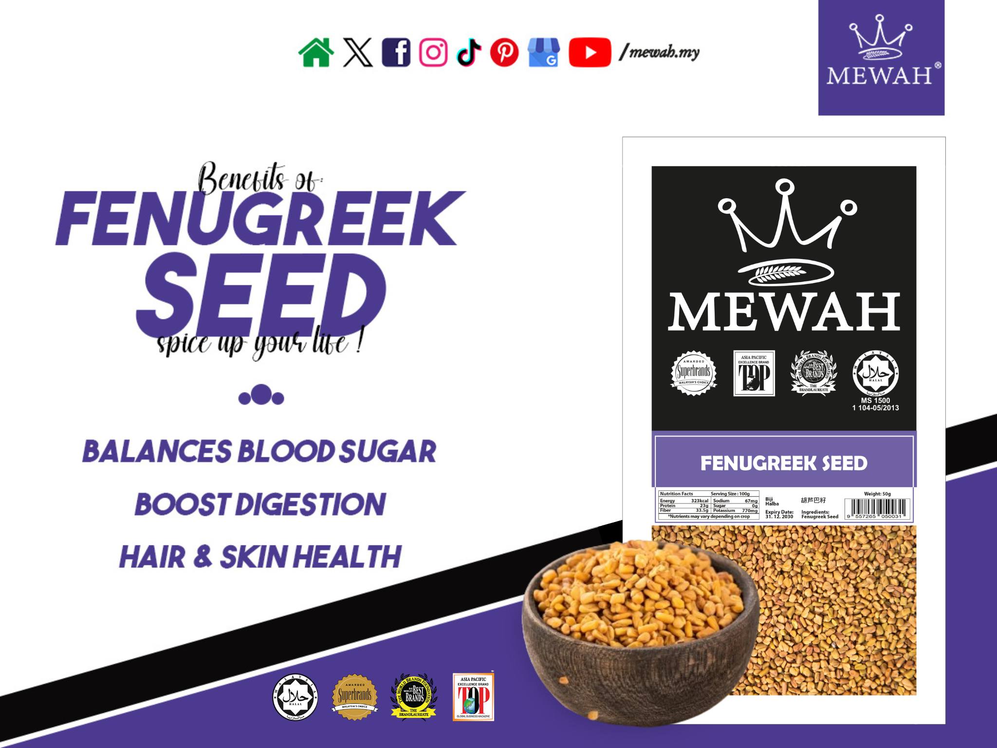 MEWAH - ChatGPT said: 🌿 Biji Halba – Rempah Wangi & Berkhasiat! Tambah ...