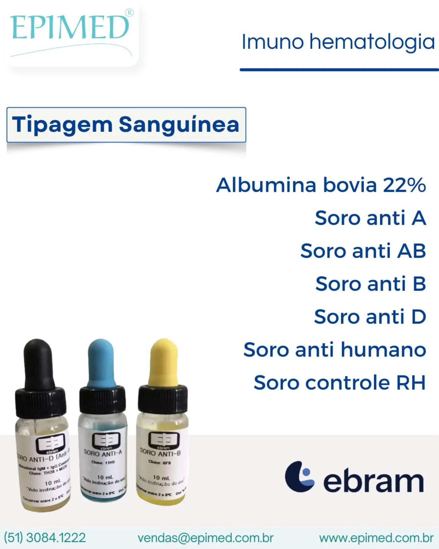 Epimed - Tipagem sanguínea Ebram. Entrega elevada qualidade para ...