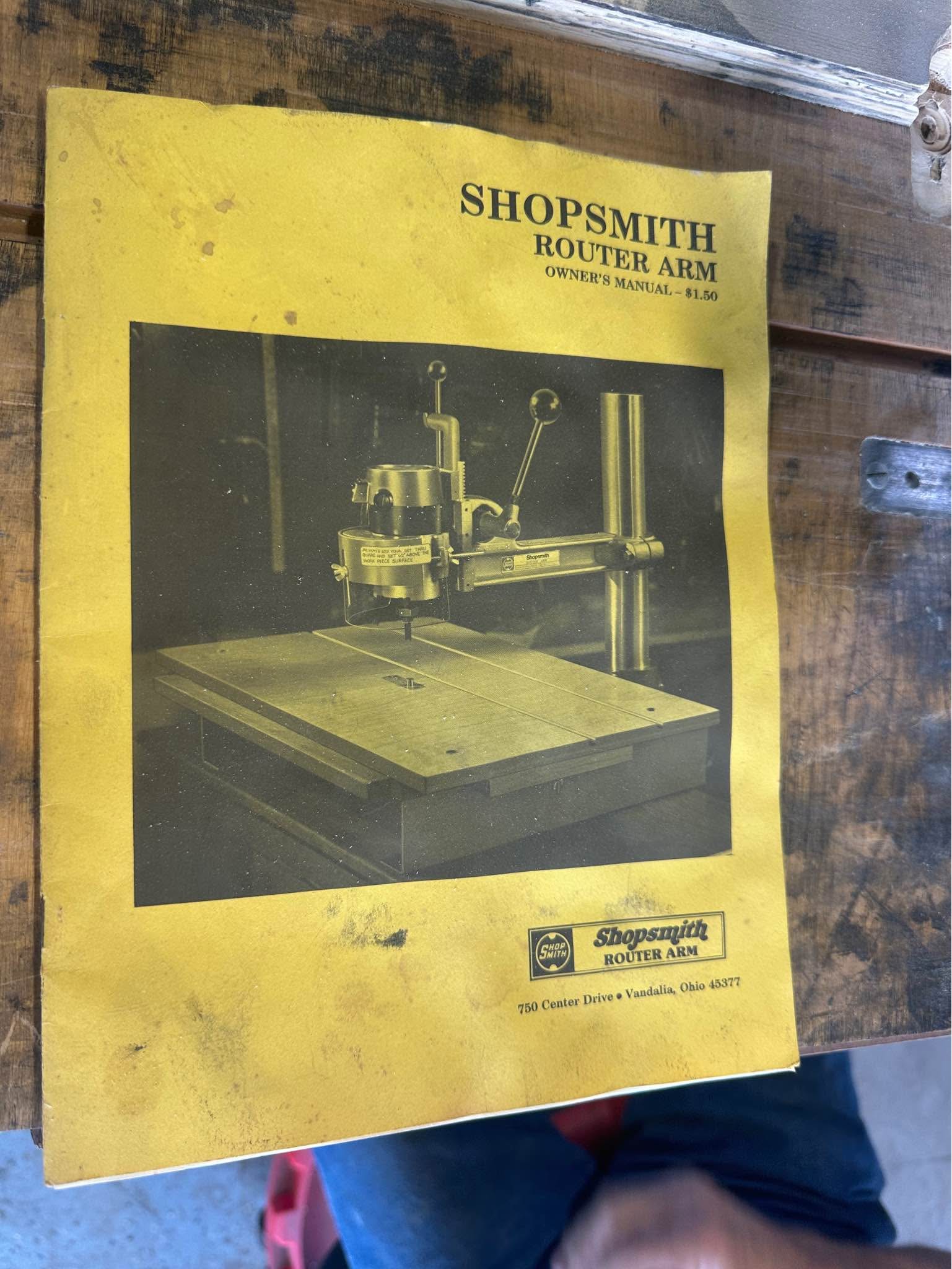 Shopsmith router arm and base - Routers - Fairland, Indiana | Facebook ...