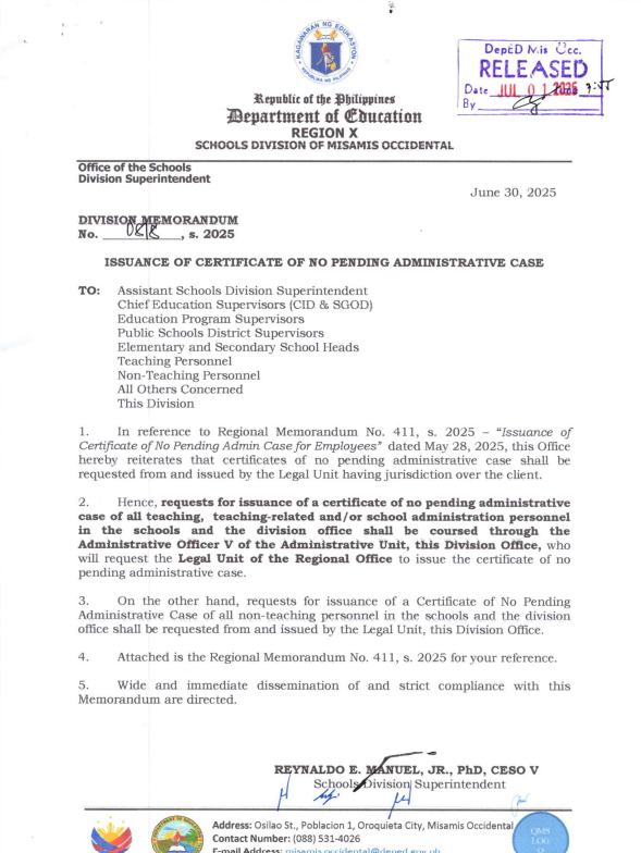 DepEd Tayo -... - DepEd Tayo - Division of Misamis Occidental