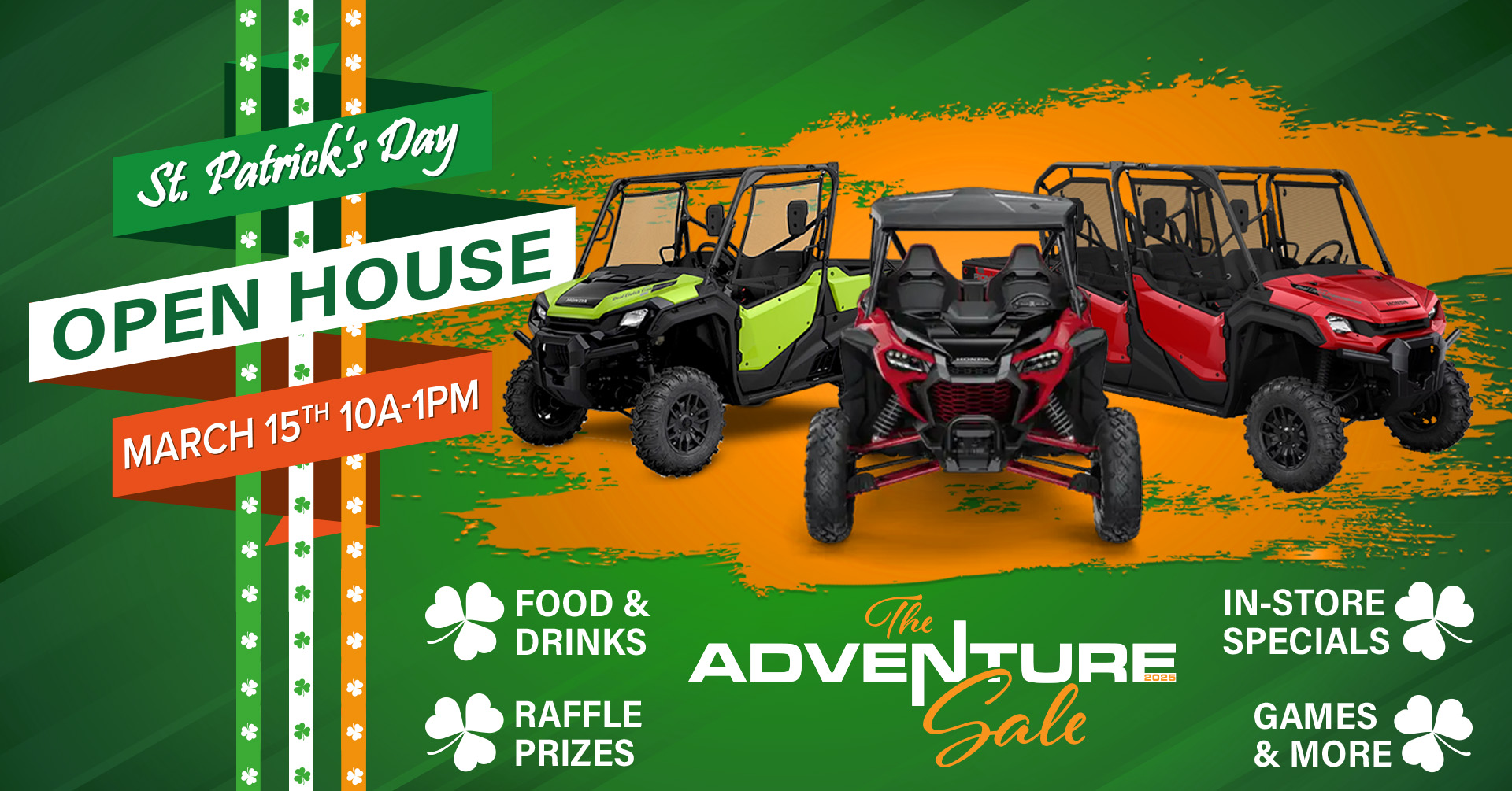 St. Patrick's Day Open House